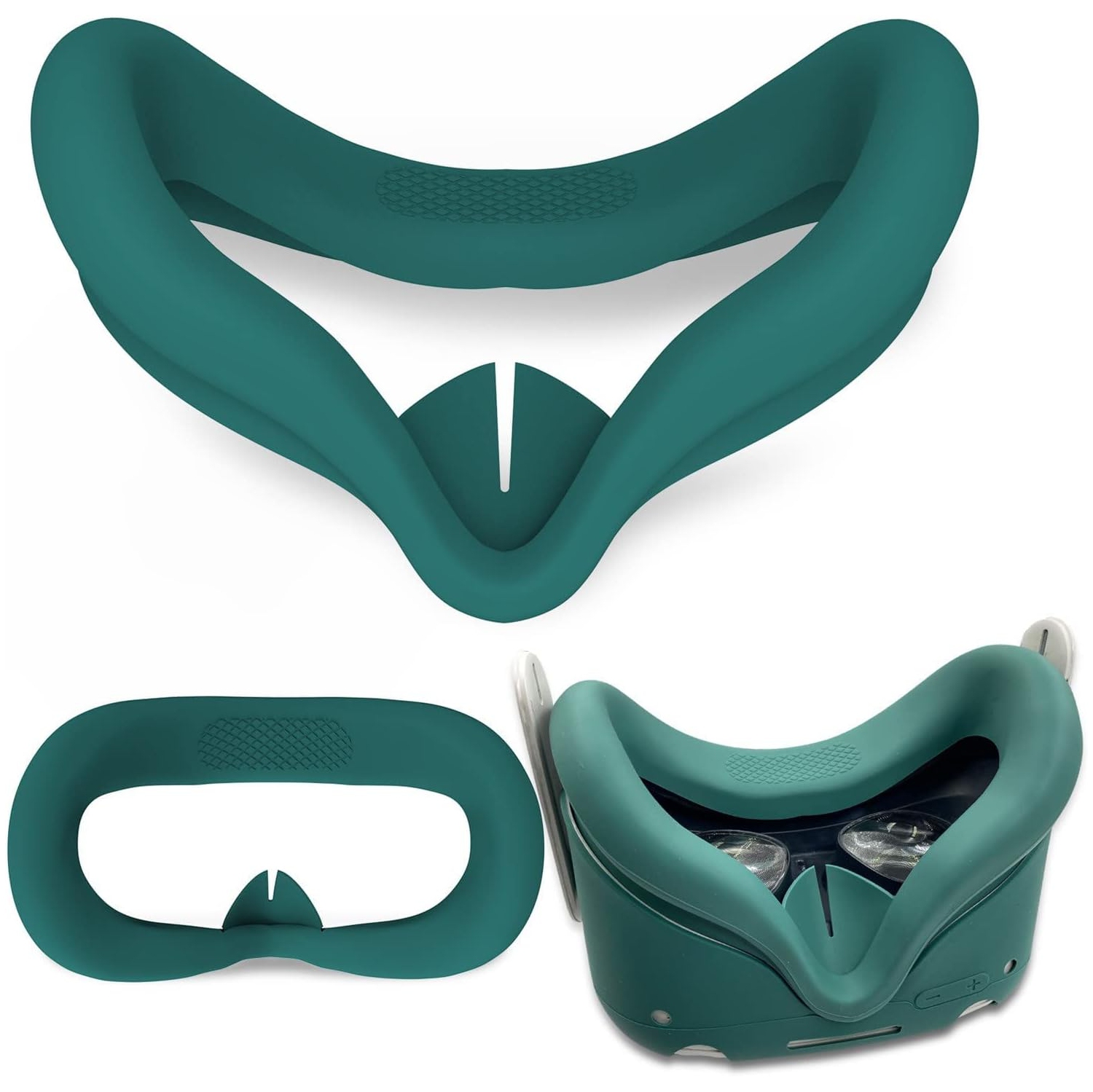 Protective Cover for Oculus/Meta Quest 2 Accessories, Silicone Controllers Grip Cover Protector, Soft Shell Skin with Face Cover and Lens Cover by