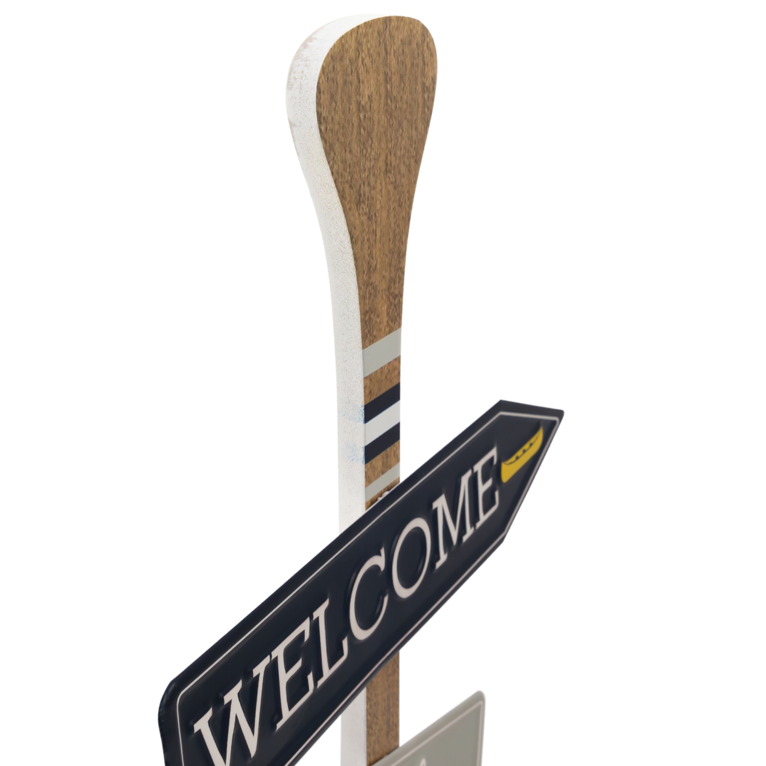 Affiche murale en forme de pagaie Welcome to the Lake – 31,5 po