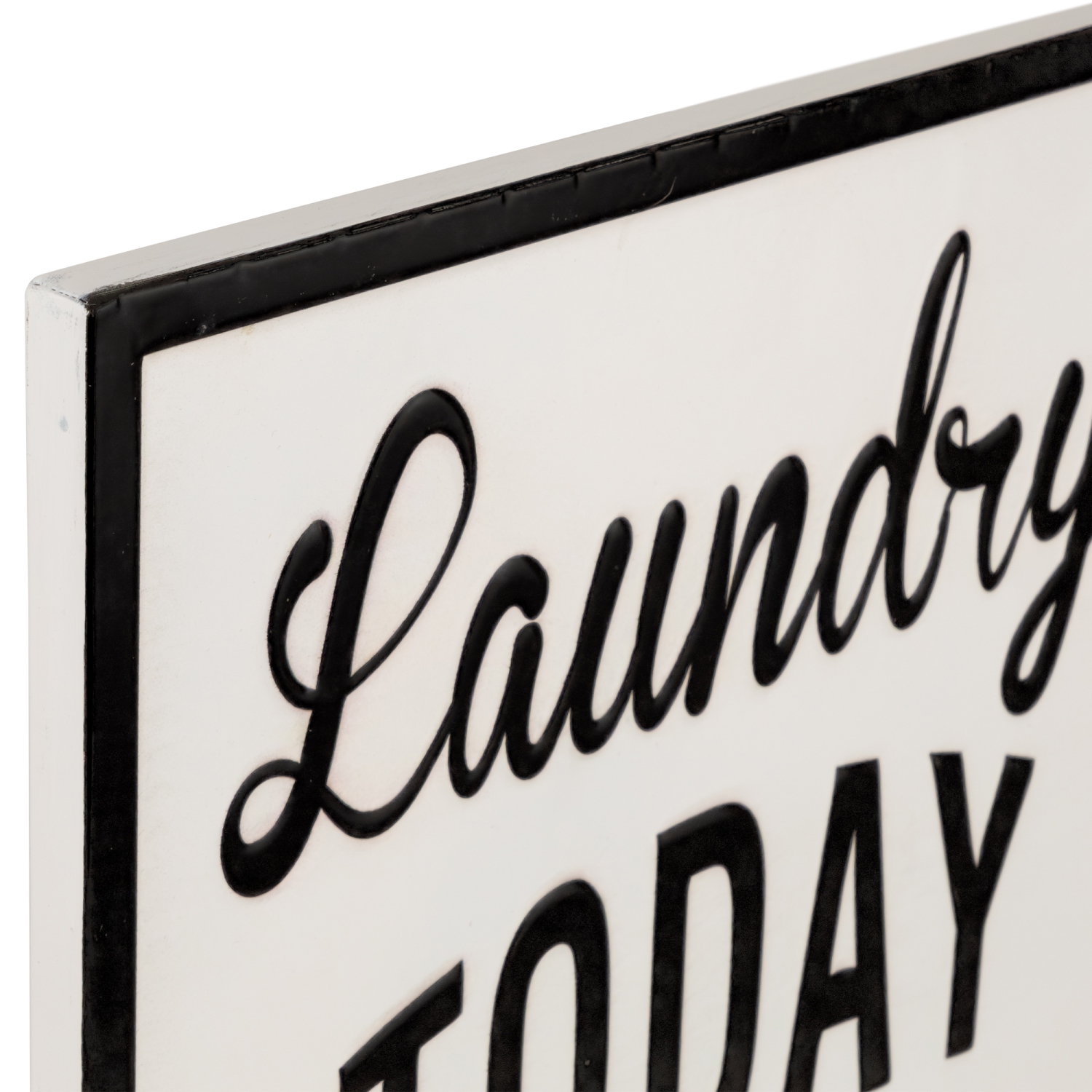 Laundry Today Or Naked Tomorrow Metal Wall Sign - 16"