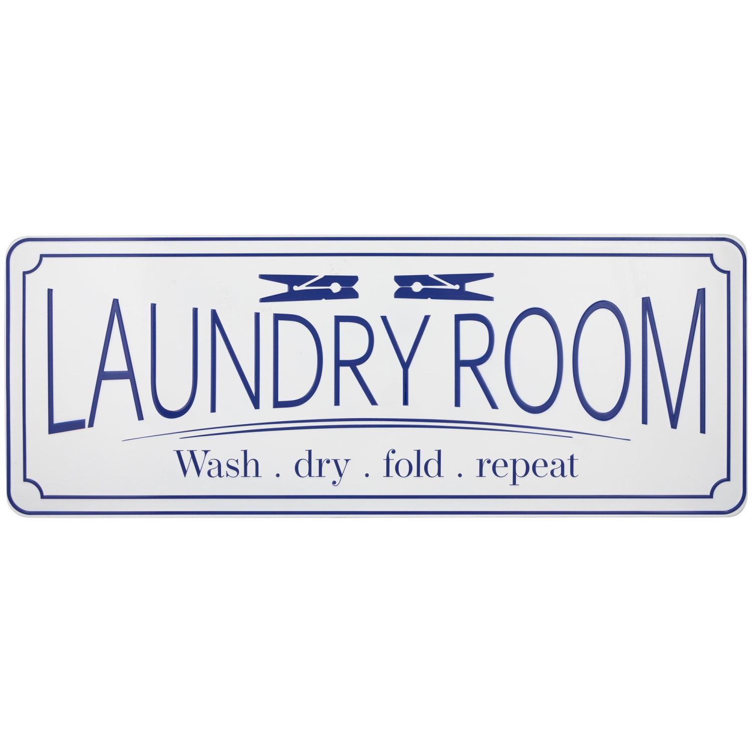 Laundry Room Metal Wall Sign - 36.25"