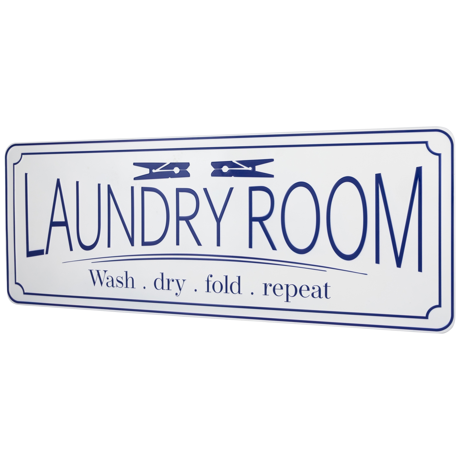 Laundry Room Metal Wall Sign - 36.25"