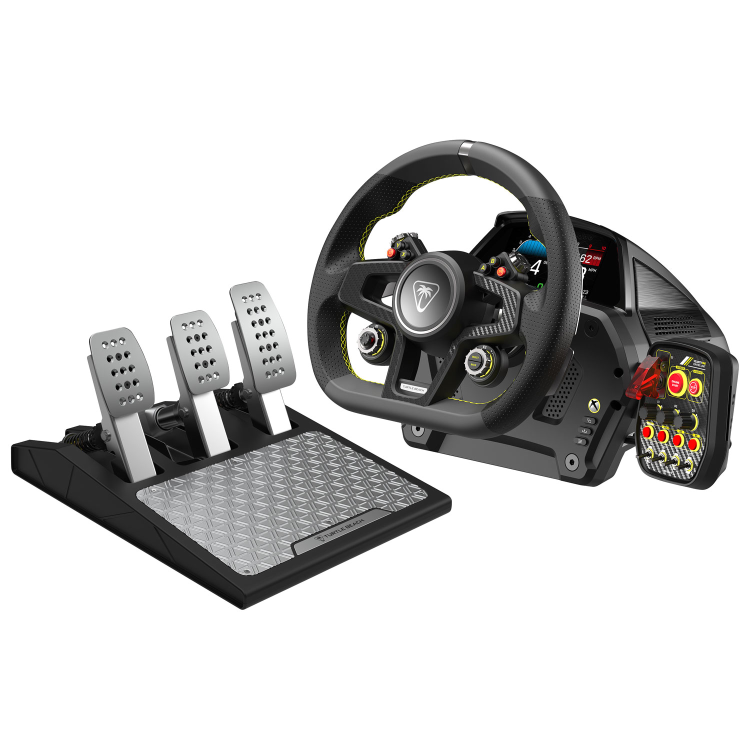 Turtle Beach VelocityOne Racing Wheel & Pedal System for Xbox Series X|S/Xbox One/PC - Black