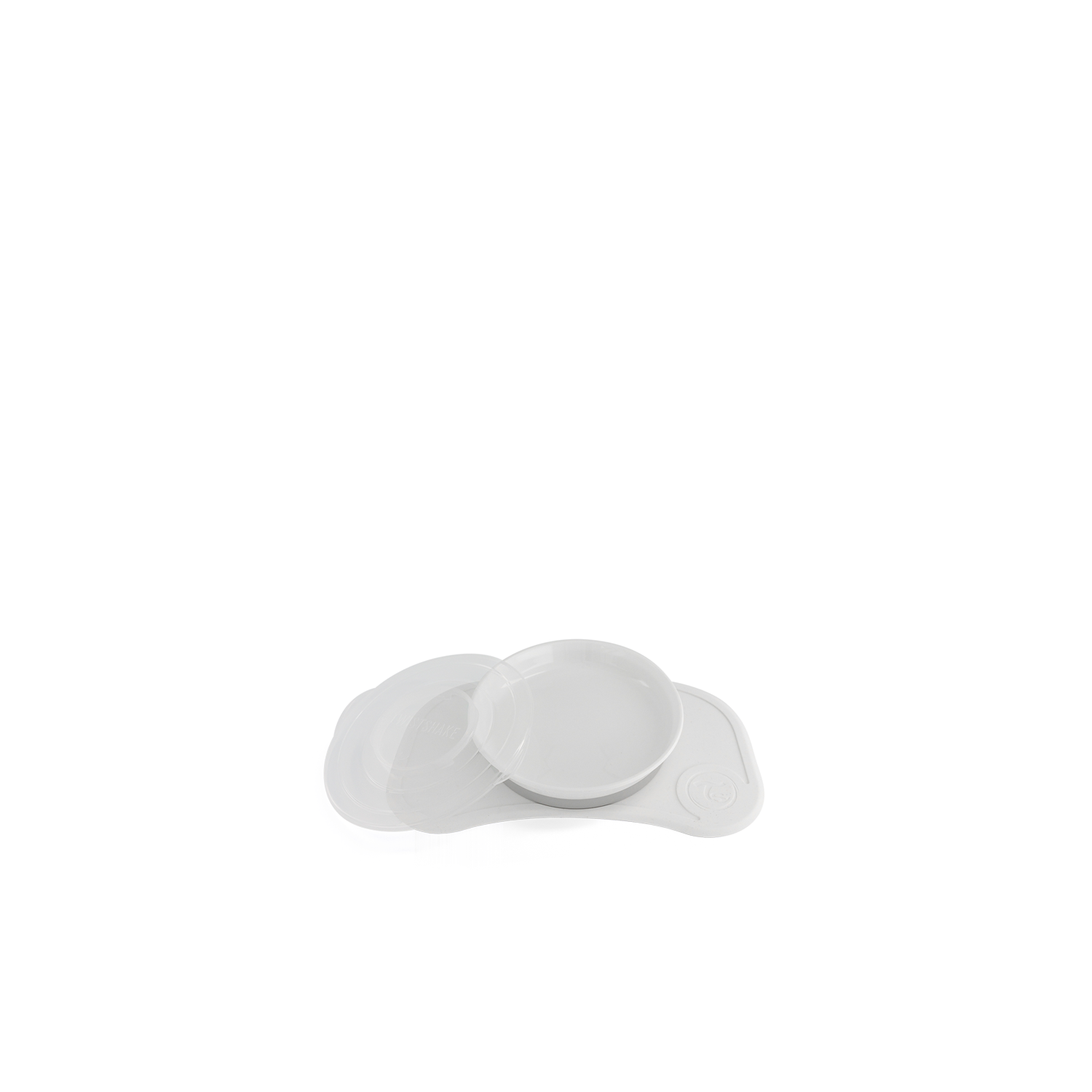 Twistshake Click-mat mini + Plate White