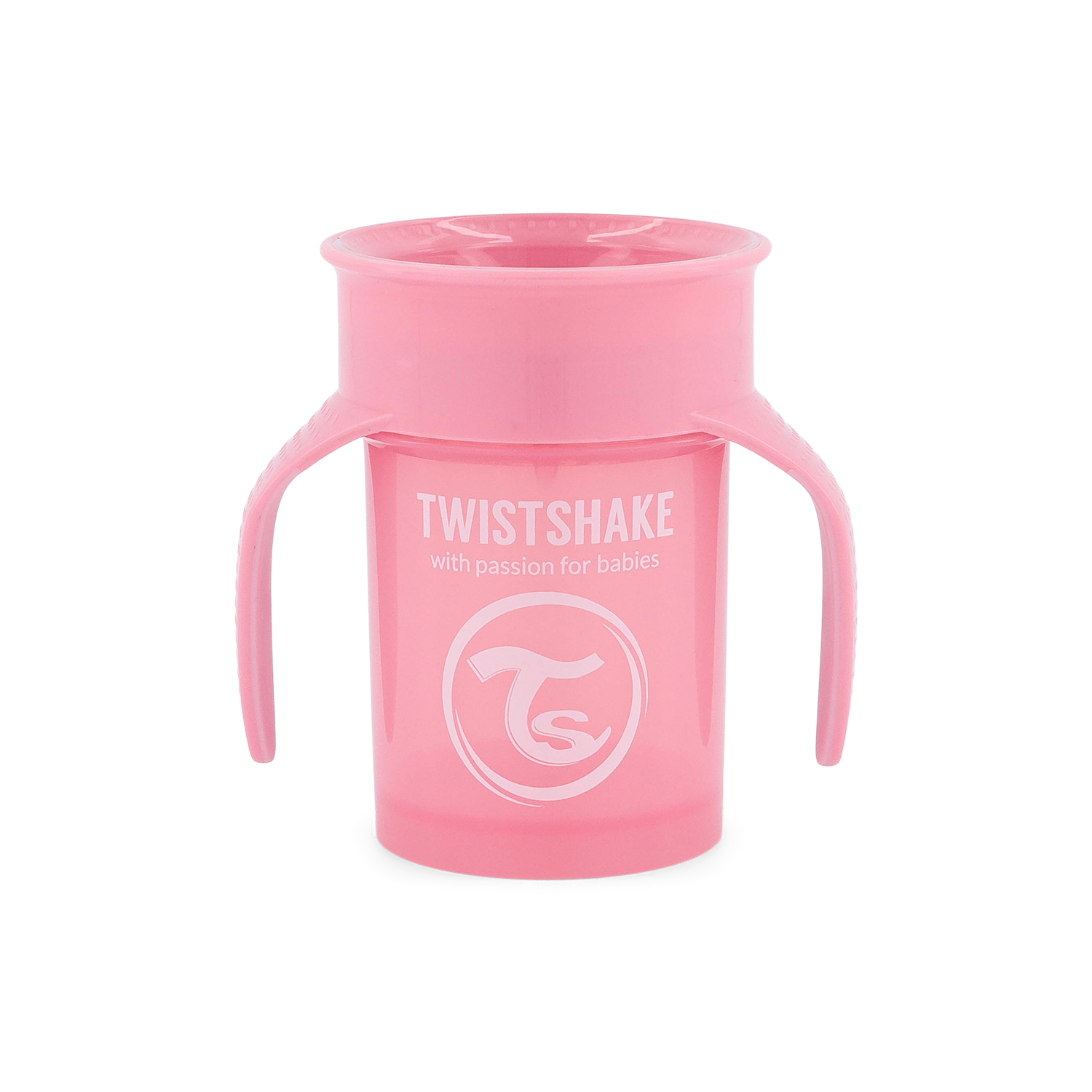Twistshake 360 Cup 6+m Pastel Pink