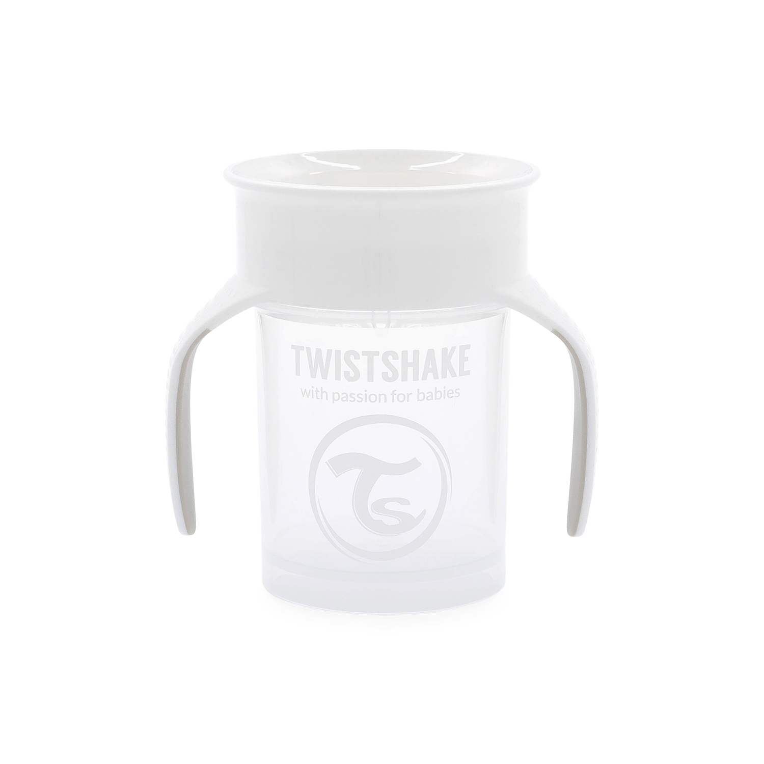 Twistshake 360 Cup 6+m White