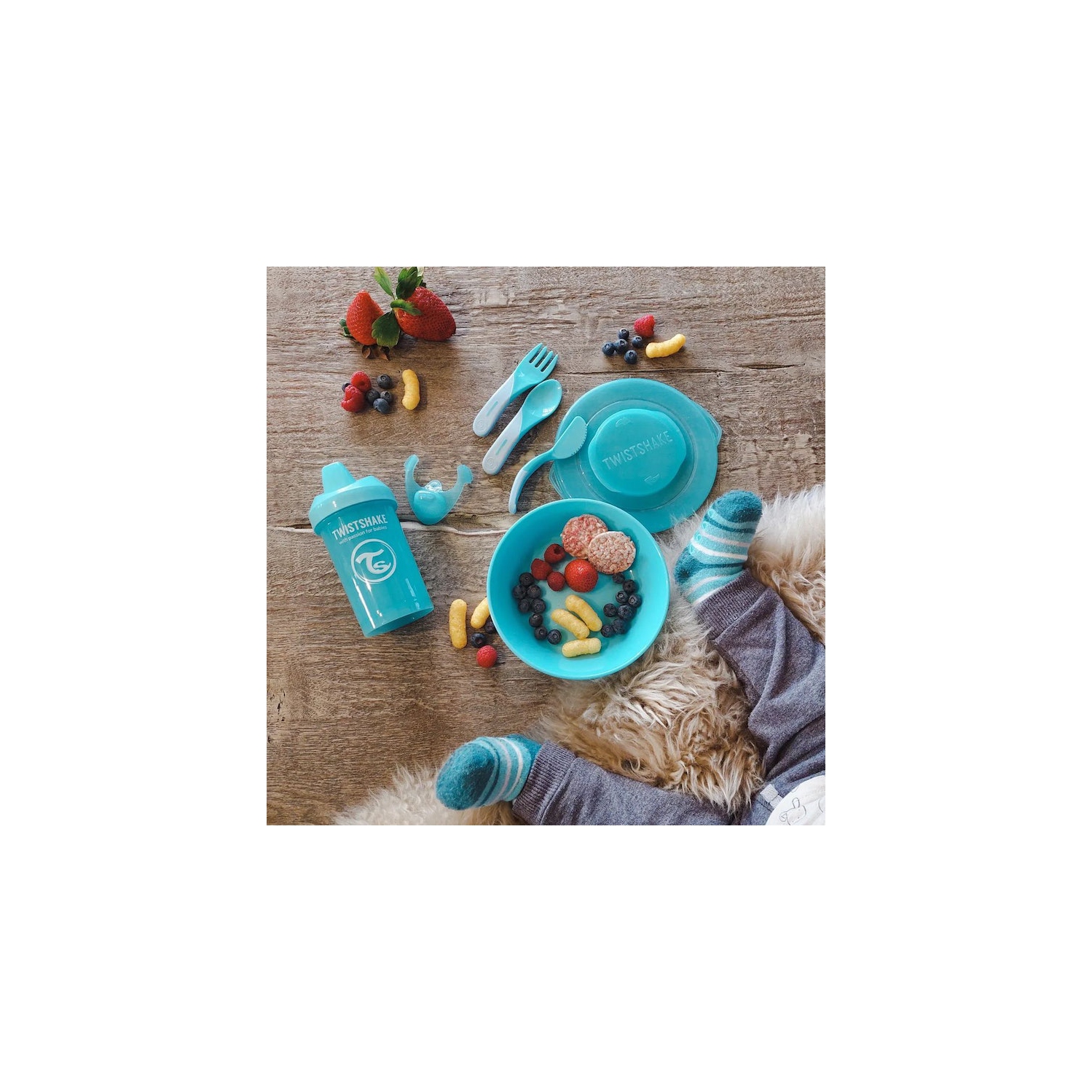 Twistshake Bowl 6+m Pastel Blue