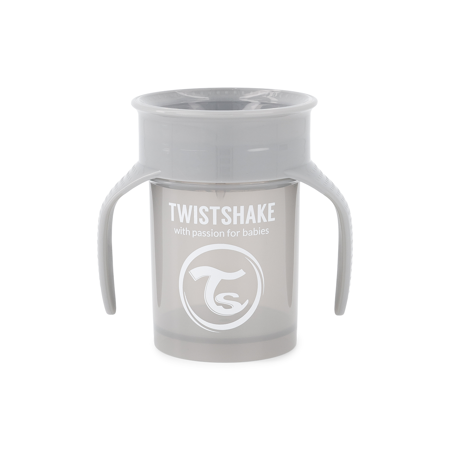 Twistshake 360 Cup 6+m Pastel Grey