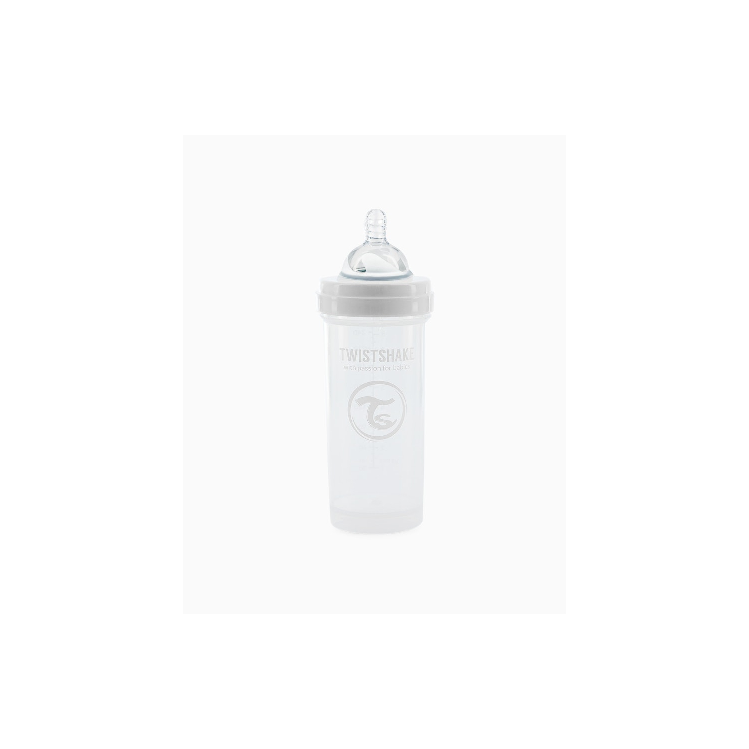 Twistshake Anti-Colic Baby Bottle 260ml White