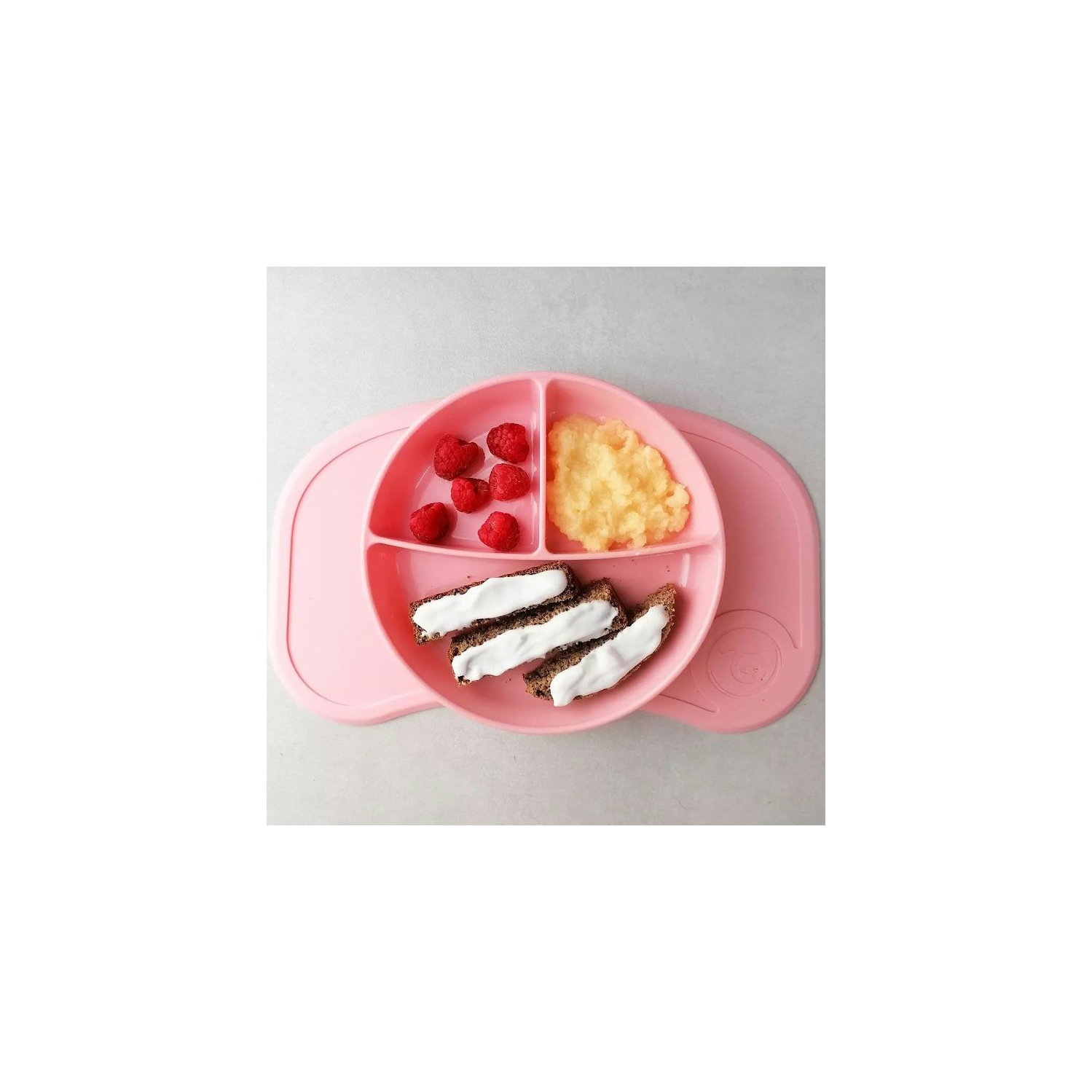 Twistshake Divided Plate 6+m Pastel Pink