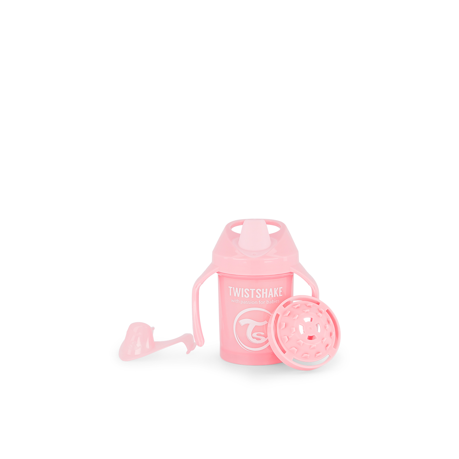 Twistshake Mini Cup 230ml 4+m Pastel Pink