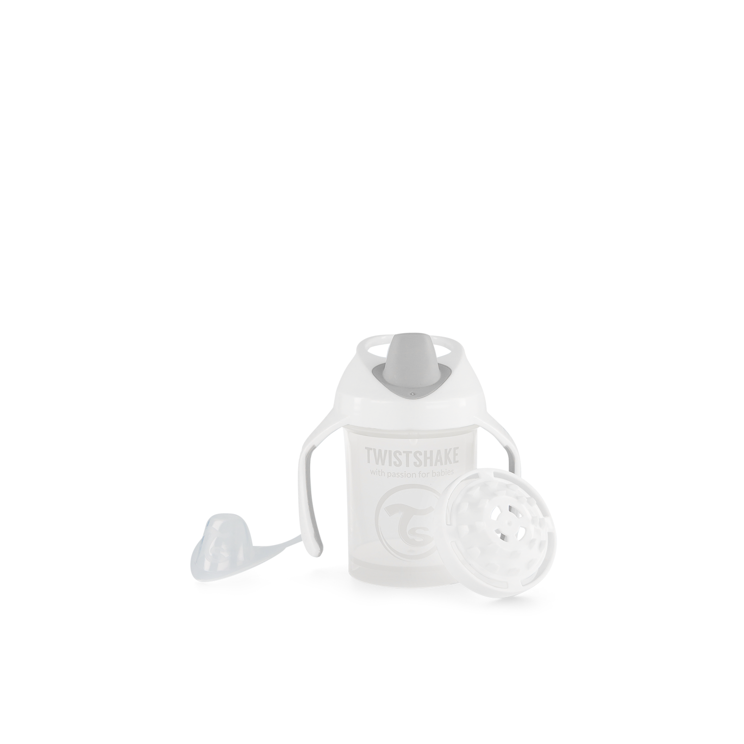 Twistshake Mini Cup White 230ml 4+m