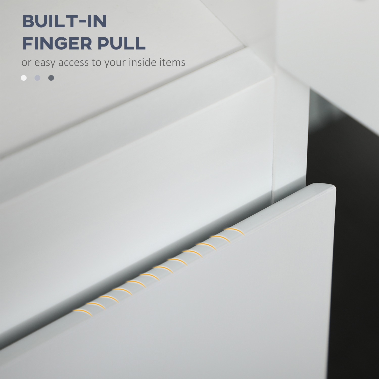 kleankin Narrow Bathroom Cabinet, Tall Bathroom Storage Cabinet with Adjustable Shelves, 5-Tier Slim Floor Cabinet with Built-in Finger Pull,