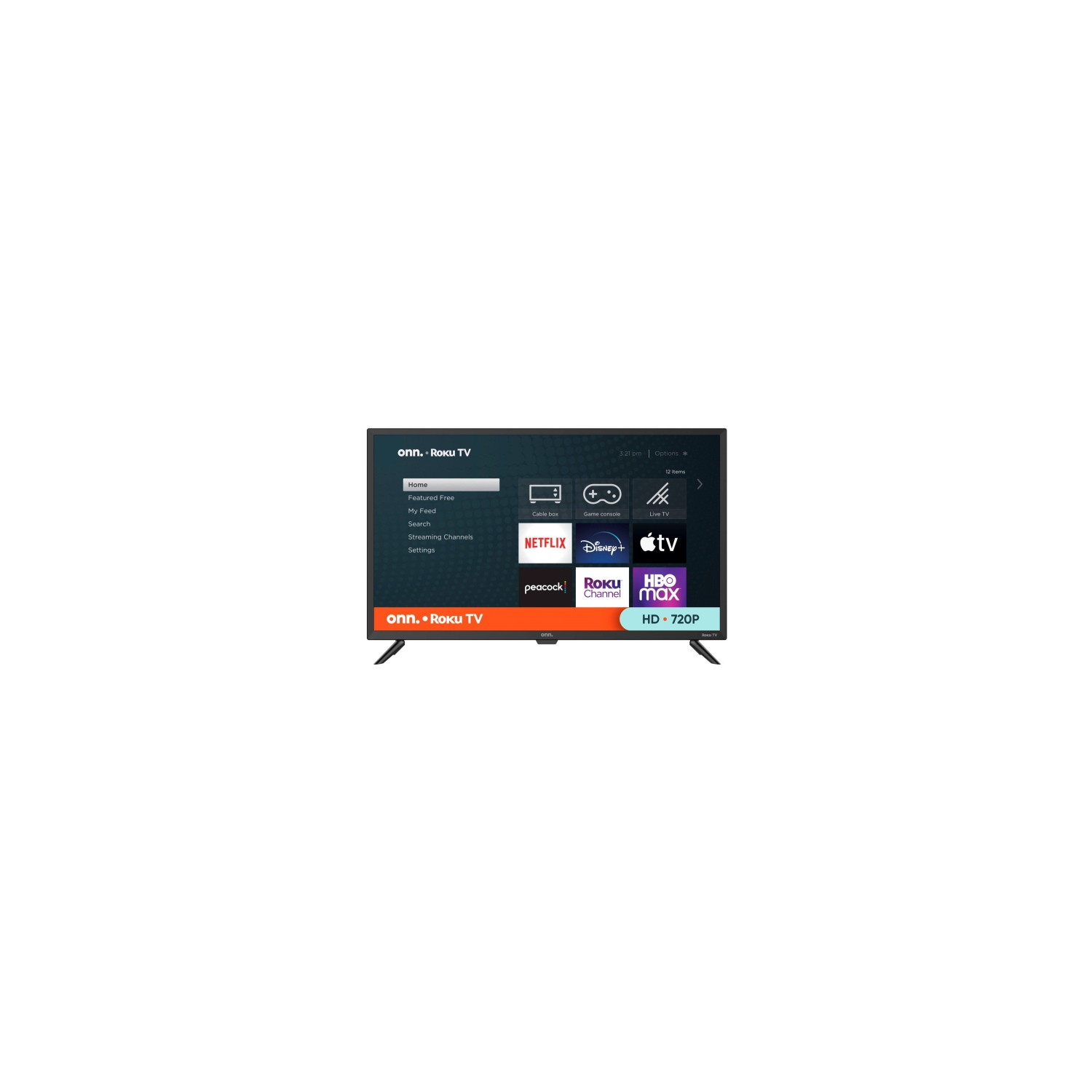 Open Box - ONN. 32" Class HD (720P) Roku Smart LED TV (100012589)