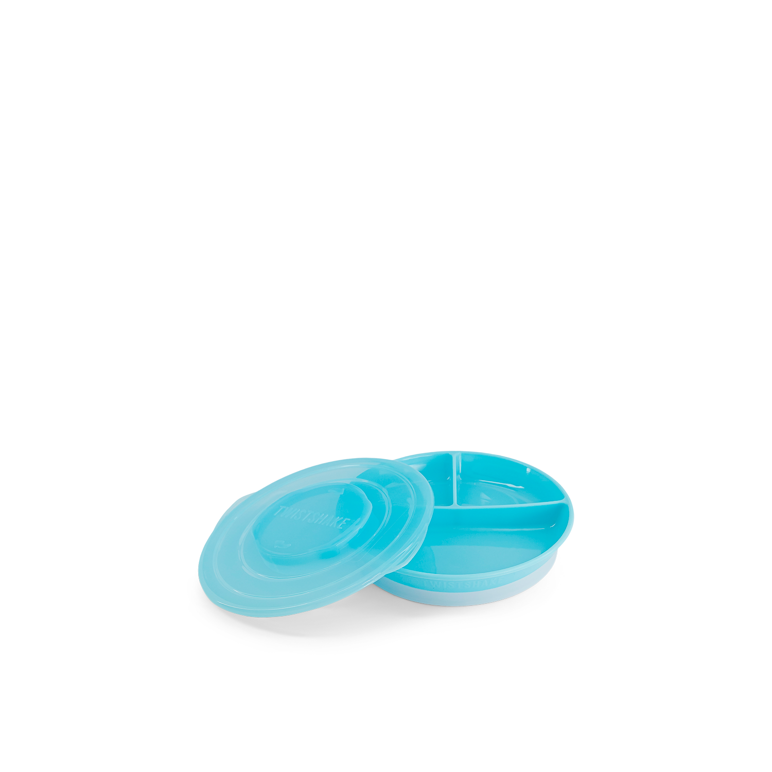 Twistshake Divided Plate 6+m Pastel Blue