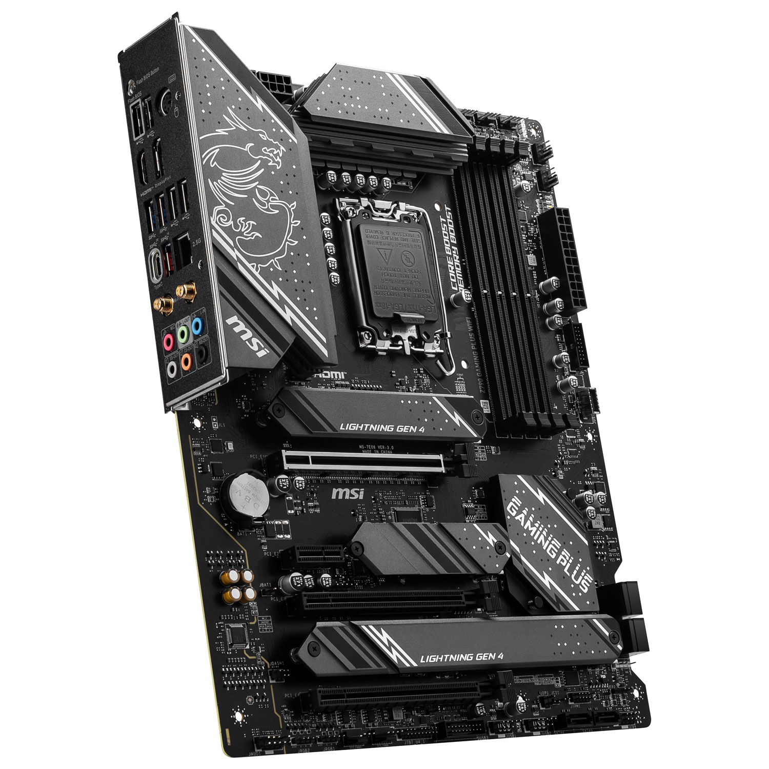 MSI Z790 GAMING PLUS WIFI 6E ATX LGA 1700 DDR5 Motherboard for