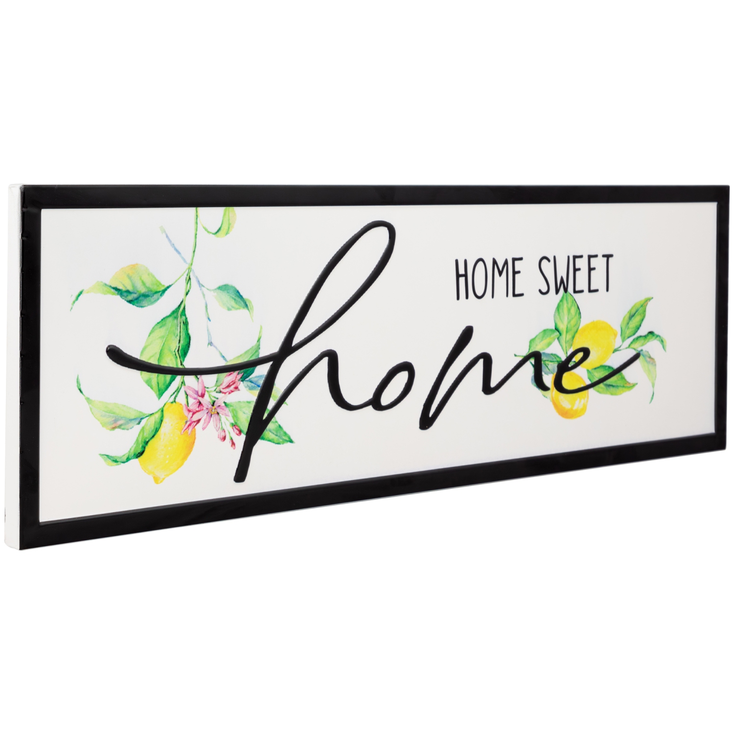Affiche murale en métal Home Sweet Home - 23 po