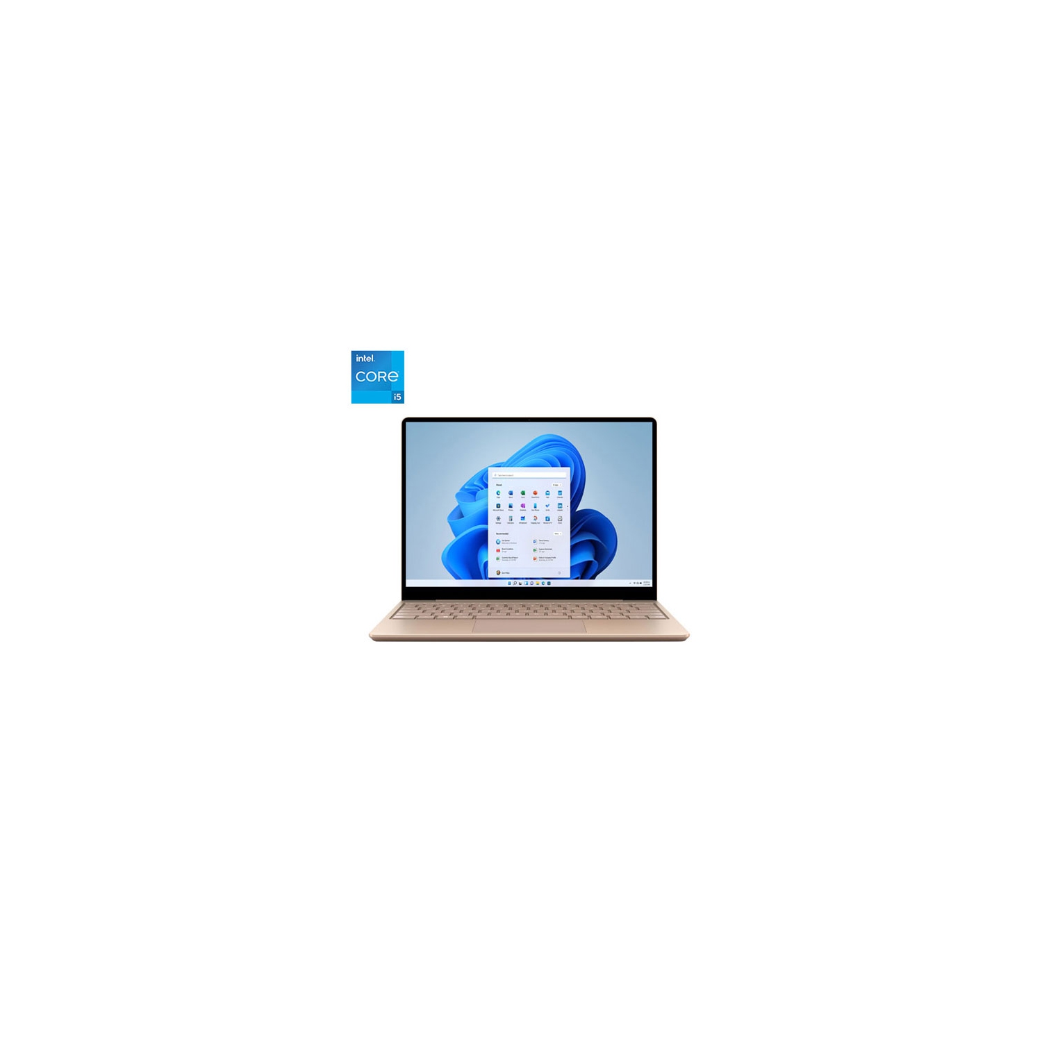 Refurbished (Fair) - Microsoft Surface Laptop Go 3 12.45" Touchscreen Laptop -Sandstone (Intel Ci5-1235U/256GB SSD/8GB RAM)