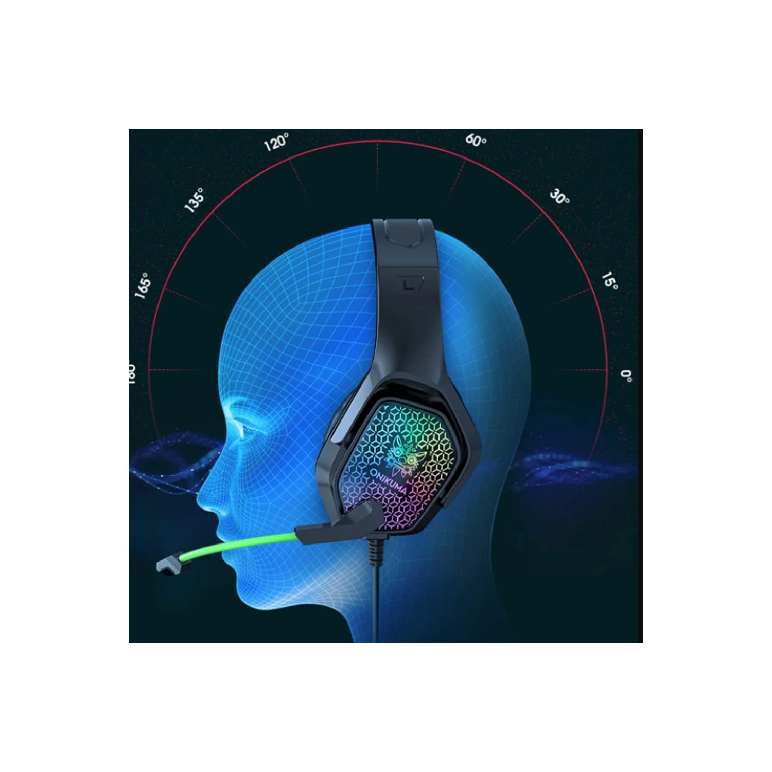 Casque de jeu stéréo WINGOMART X3 avec micro et casque d'écoute DEL 3,5&nbsp;mm pour PC Gamer Xbox One, PS5, PS4, PC, casque de jeu pour Nintendo