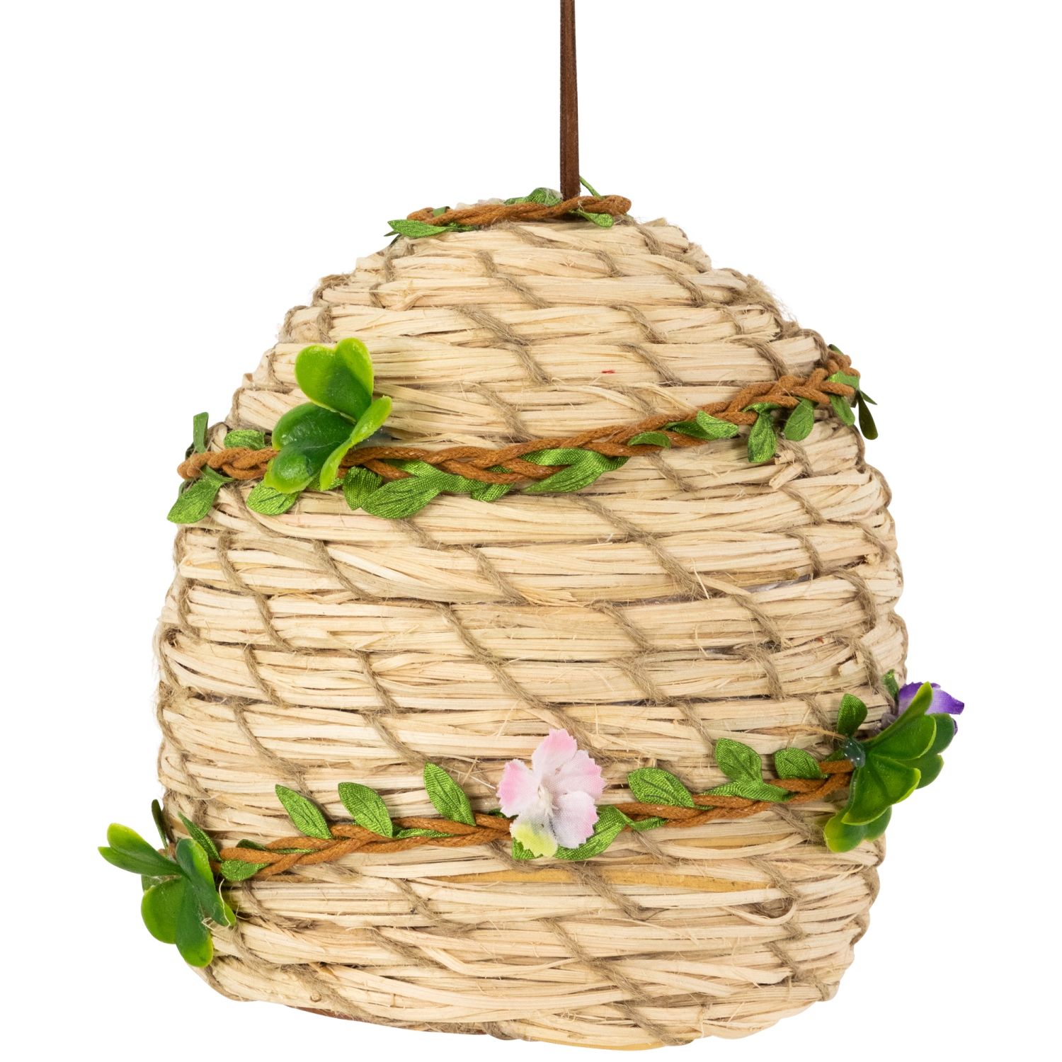 Beehive with Bees Spring Hanging Decoration - 6.25"