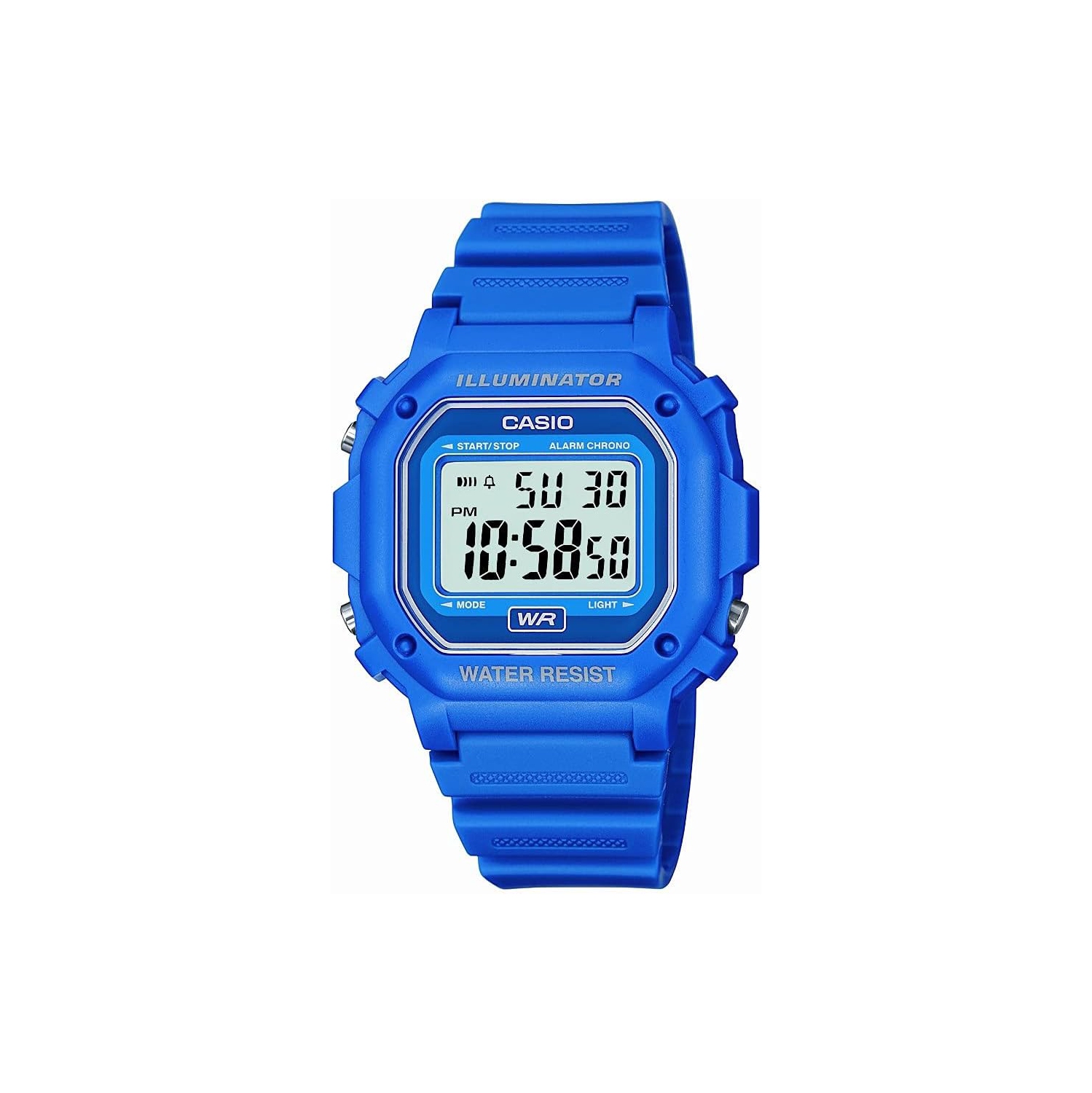 Casio Men's Classic Digital Resin Watch Blue - F108WH-2ACF