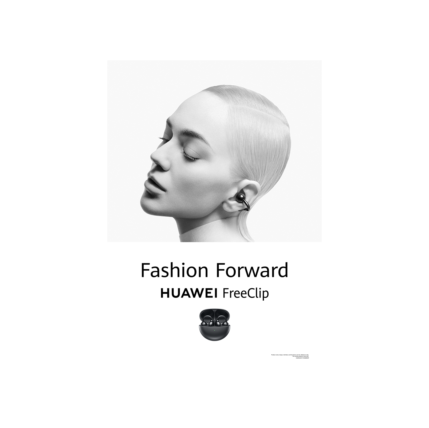 HUAWEI FreeClip, Open-Ear buds, Groundbreaking Aesthetic Design, Feather-Light Wearing, AI Crystal-Clear Call, Long Battery Life, Dual-Device