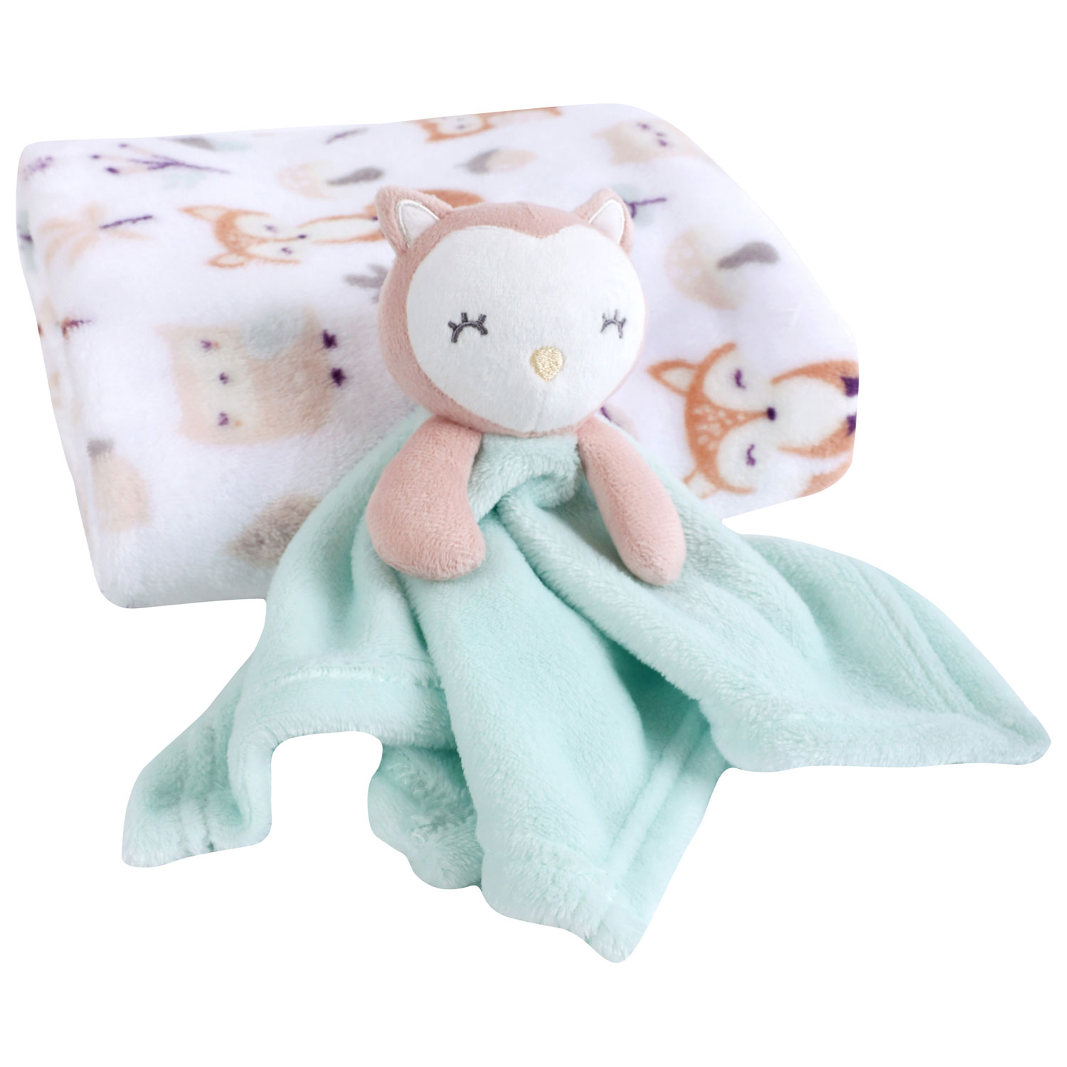 Nemcor 2-Piece Blanket & Buddy - Owl