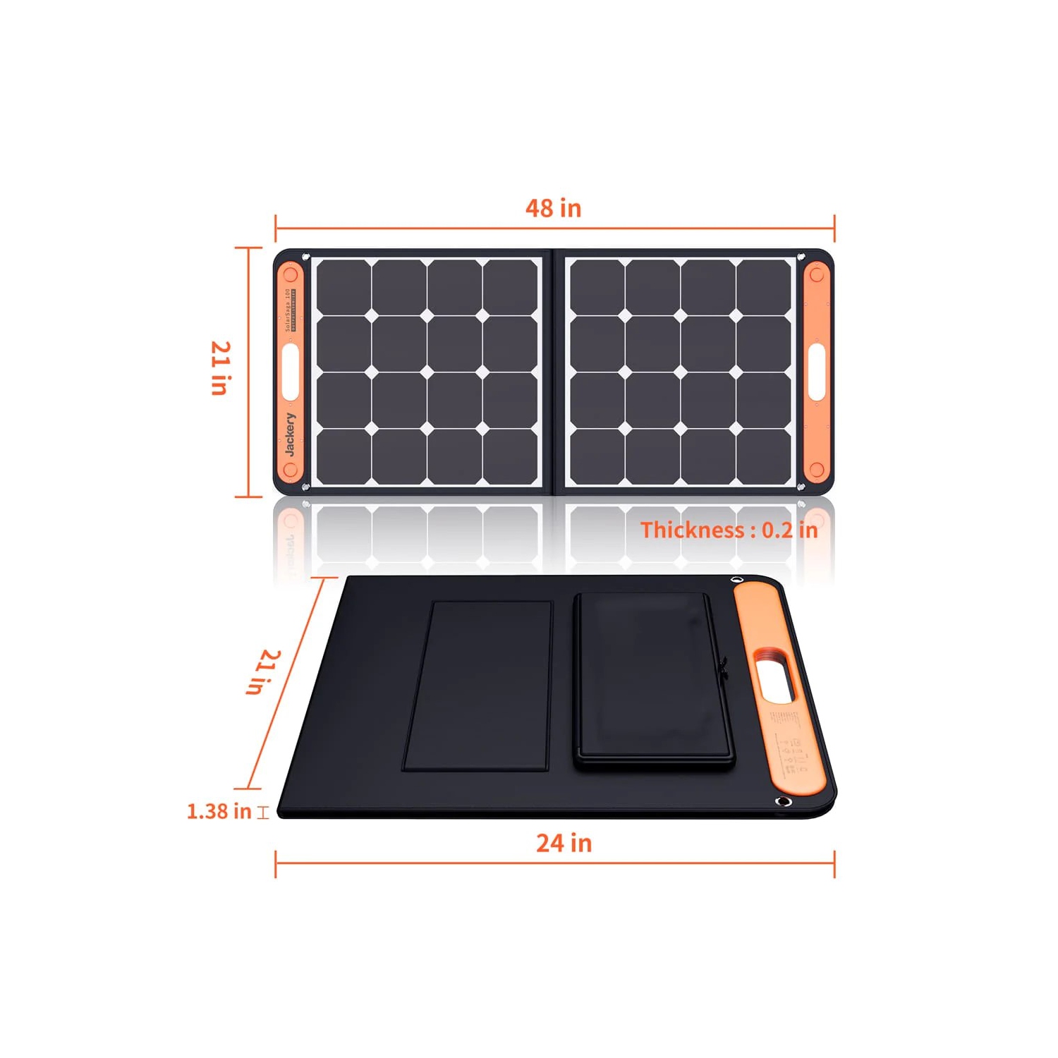 (Remis à neuf excellent) Jackery SolarSaga 100&nbsp;W panneau solaire pour Explorer 240/300/500/1000