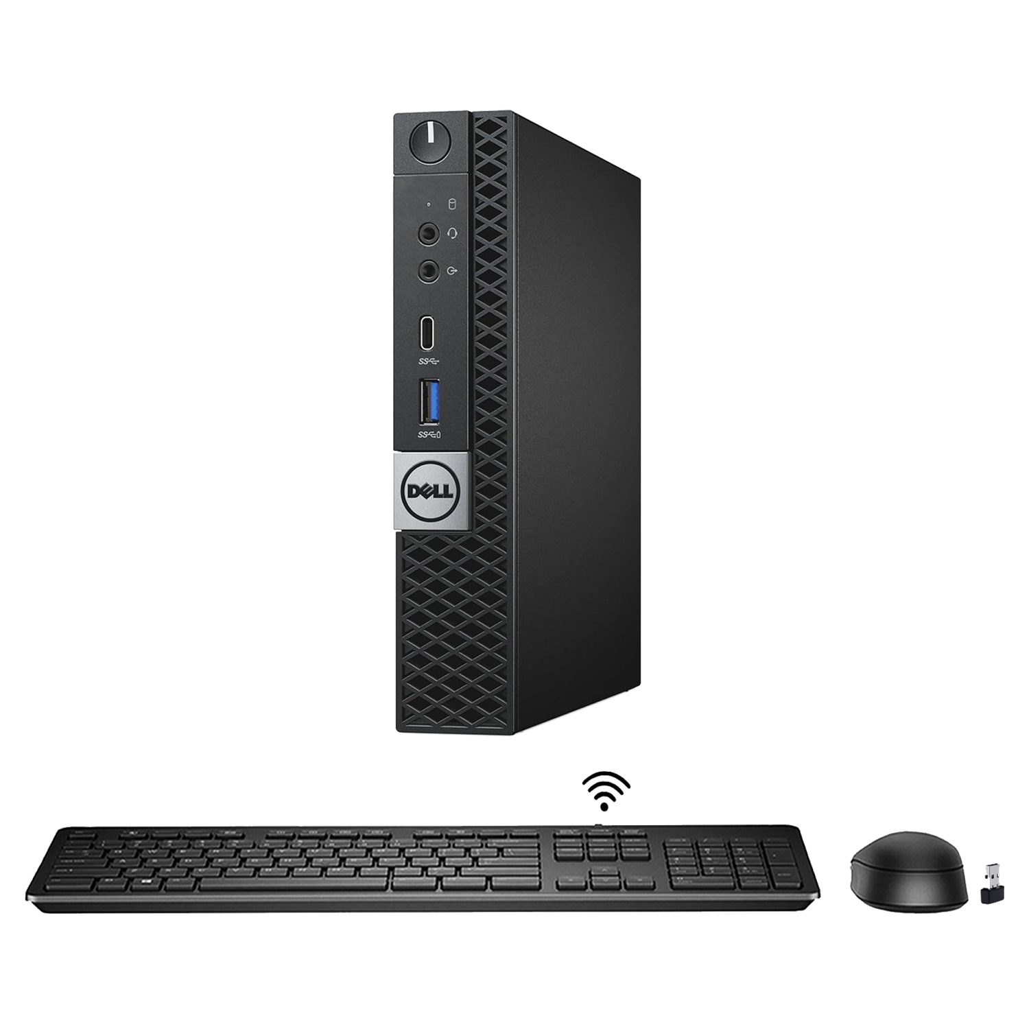 Refurbished - Dell OptiPlex 7050 Tiny Desktop PC Micro Computer | Intel Core i5 - 7500T | 8GB DDR4 RAM | 512GB M.2 SSD | Windows 10 Pro| WIFI