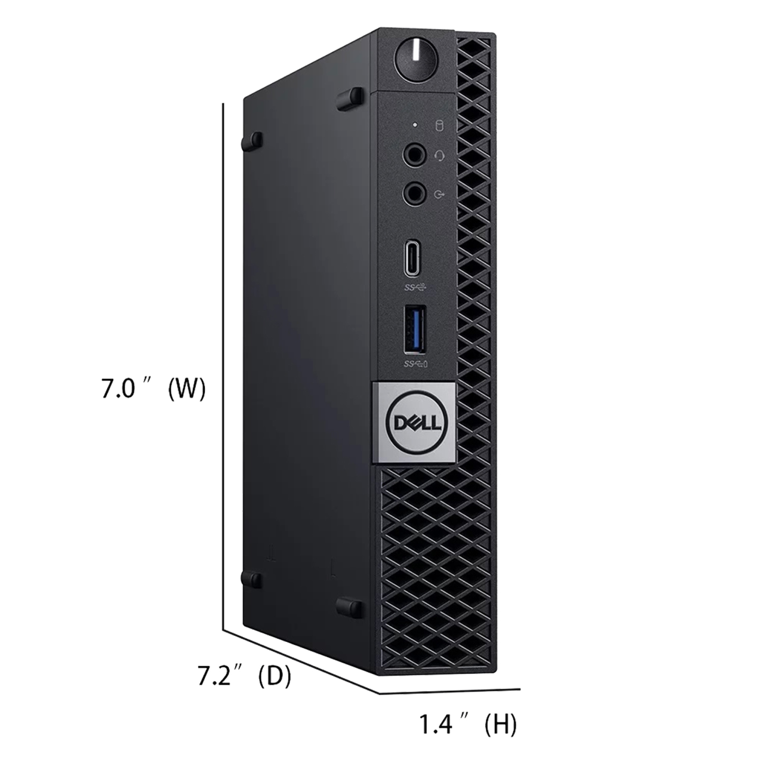 Refurbished - Dell OptiPlex 7050 Tiny Desktop PC Micro Computer | Intel Core i5 - 7500T | 8GB DDR4 RAM | 512GB M.2 SSD | Windows 10 Pro| WIFI