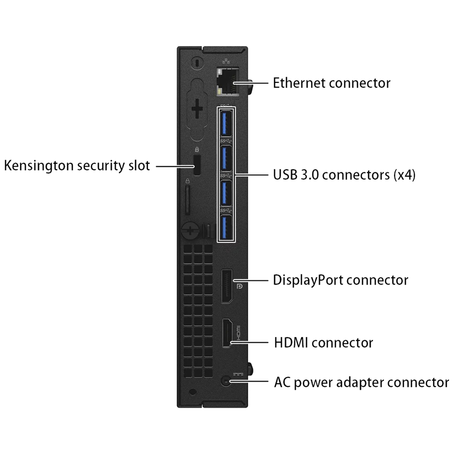 Refurbished - Desktop PC Dell OptiPlex 7050 Tiny/ Micro Computer, Intel Core i5 7th Gen Processor, 32GB DDR4 RAM, 512GB M.2 SSD, Windows 10 Pro,
