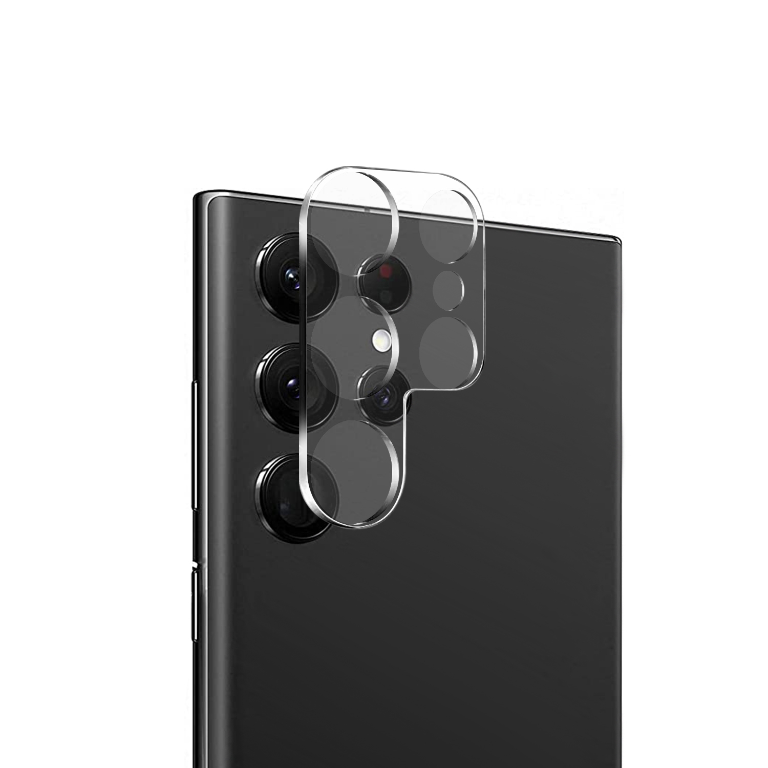 Mobile Magic pour Samsung Galaxy S24 plus appareil photo verre trempé transparent