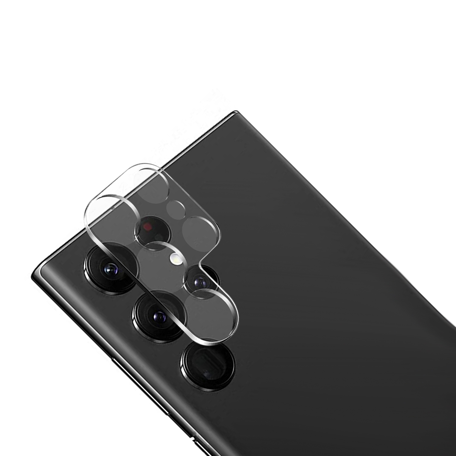 Mobile Magic pour Samsung Galaxy S24 plus appareil photo verre trempé transparent