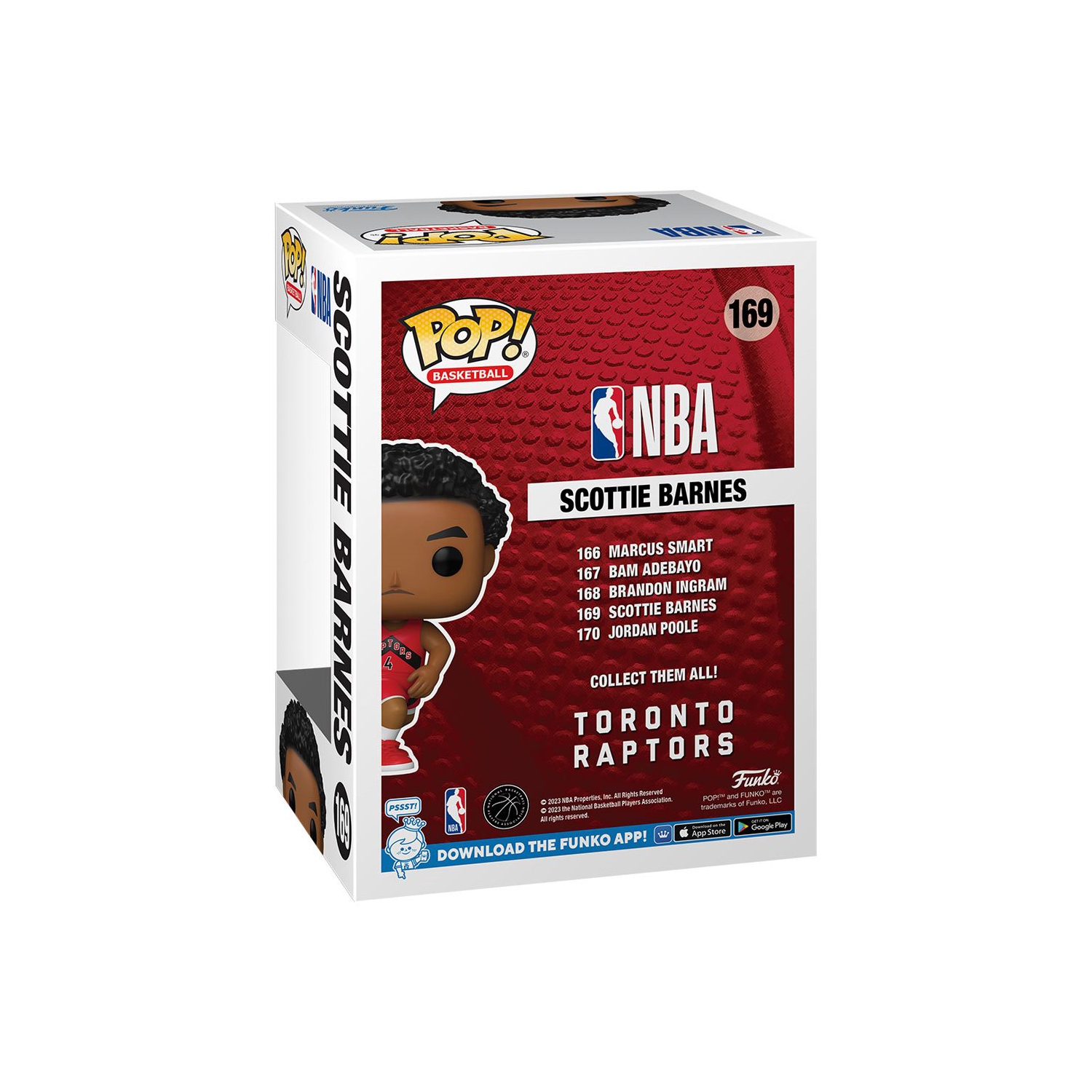 Figurine Pop! De Funko Ballon de basketball NBA Vinyl figurine Scottie Barnes no 169