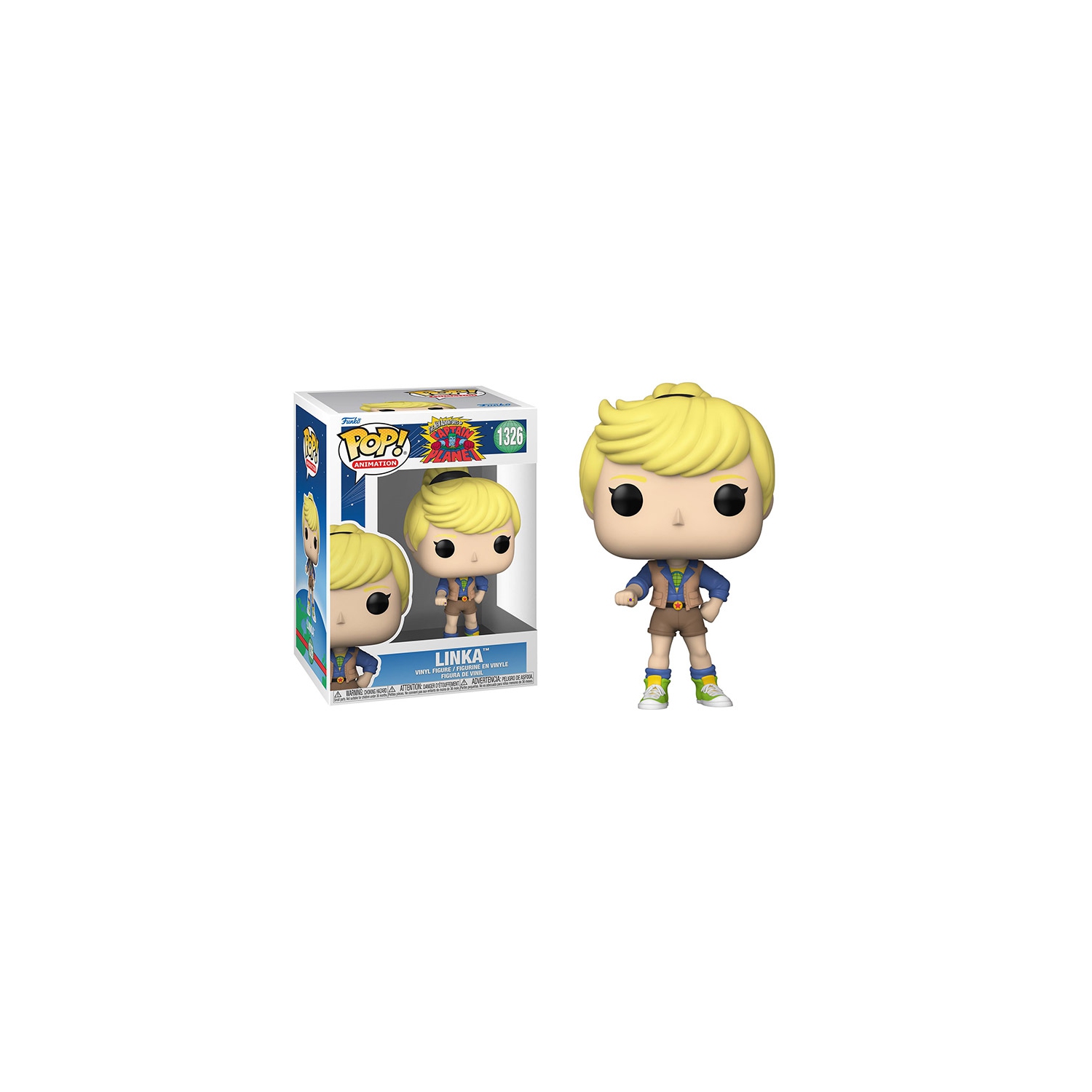 Figurine Pop! De Funko Animation Captain Planet et les Planeteers Vinyl figurine Linka #1326