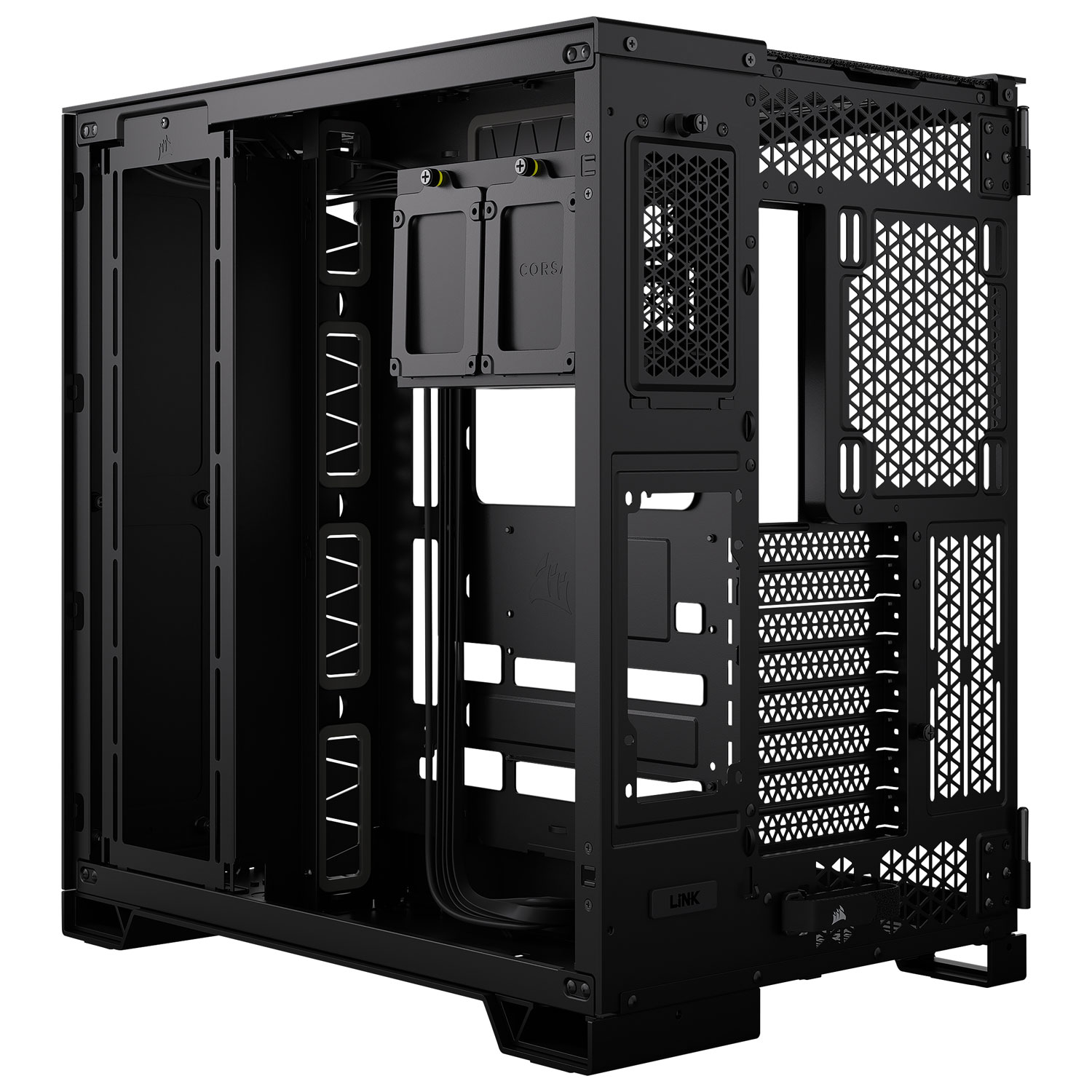 Corsair 6500X Mid-Tower Dual Chamber ITX/ MATX/ ATX/ EATX Computer Case - Black