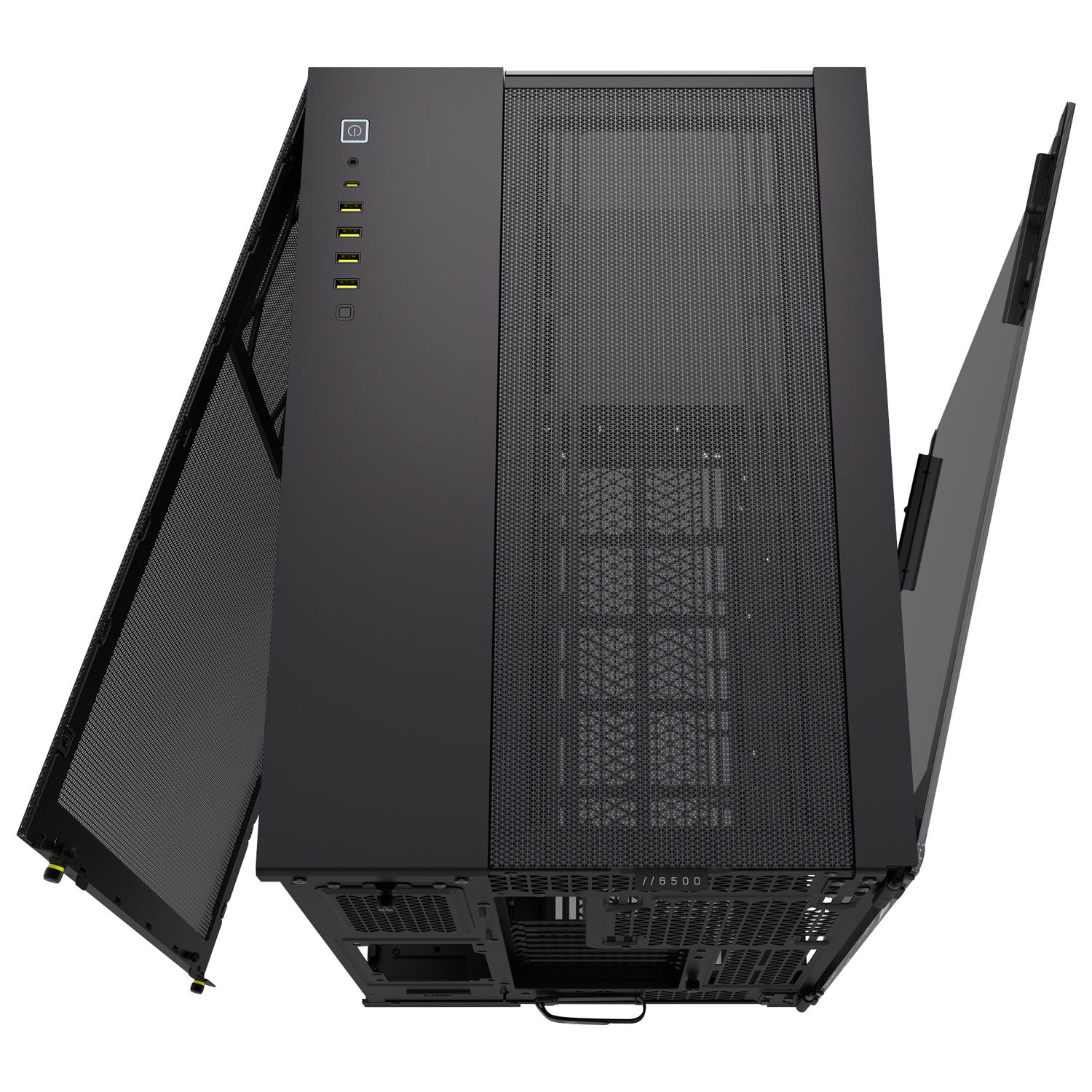 Corsair 6500X Mid-Tower Dual Chamber ITX/ MATX/ ATX/ EATX Computer Case - Black