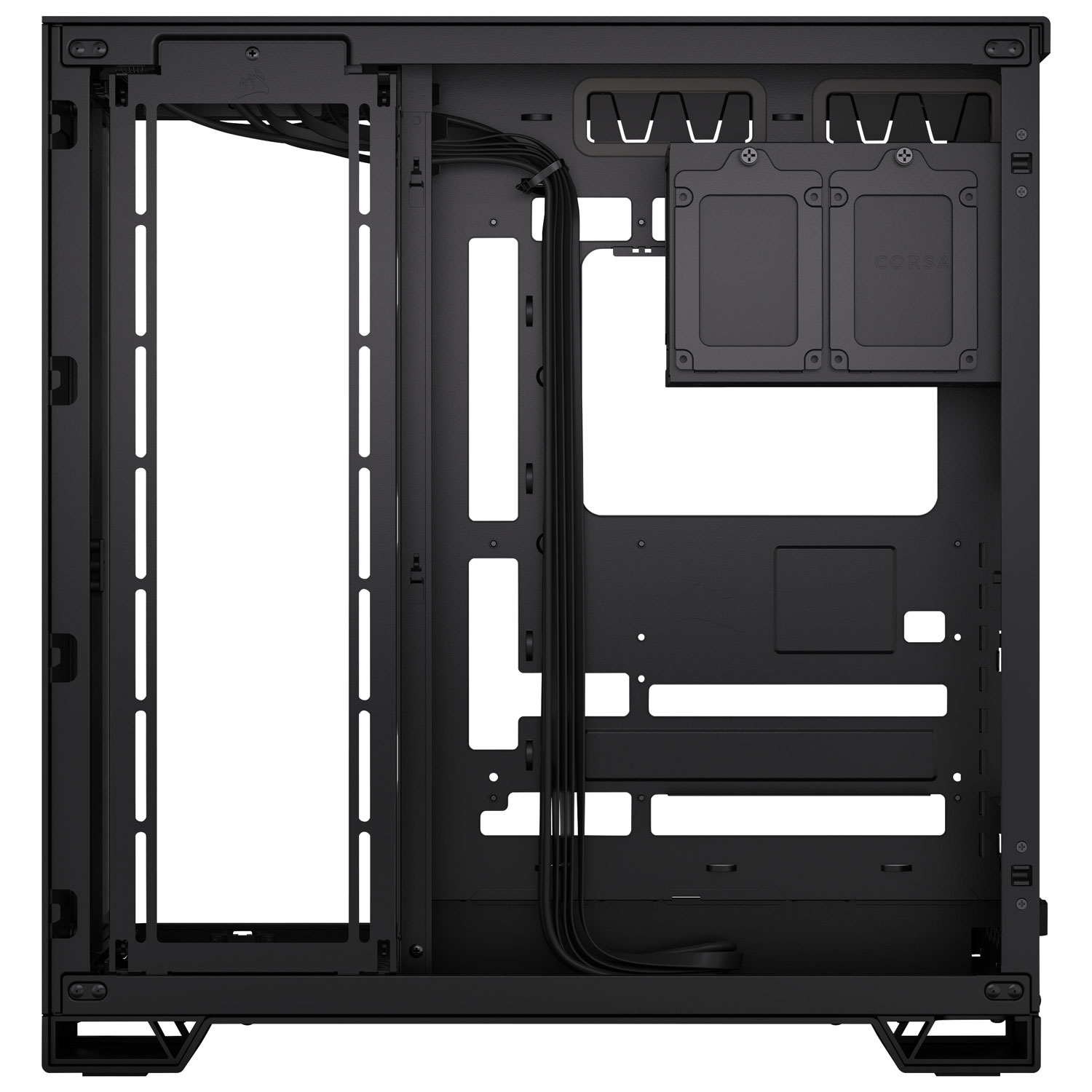 Corsair 6500X Mid-Tower Dual Chamber ITX/ MATX/ ATX/ EATX Computer Case - Black