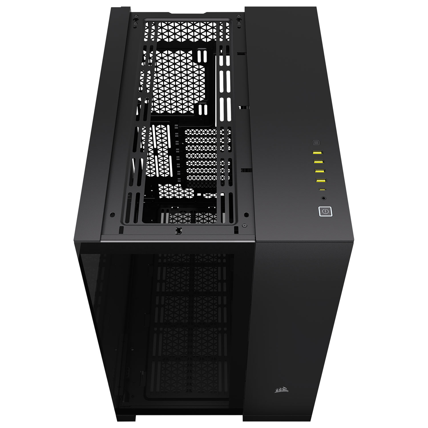 Corsair 6500X Mid-Tower Dual Chamber ITX/ MATX/ ATX/ EATX Computer Case - Black