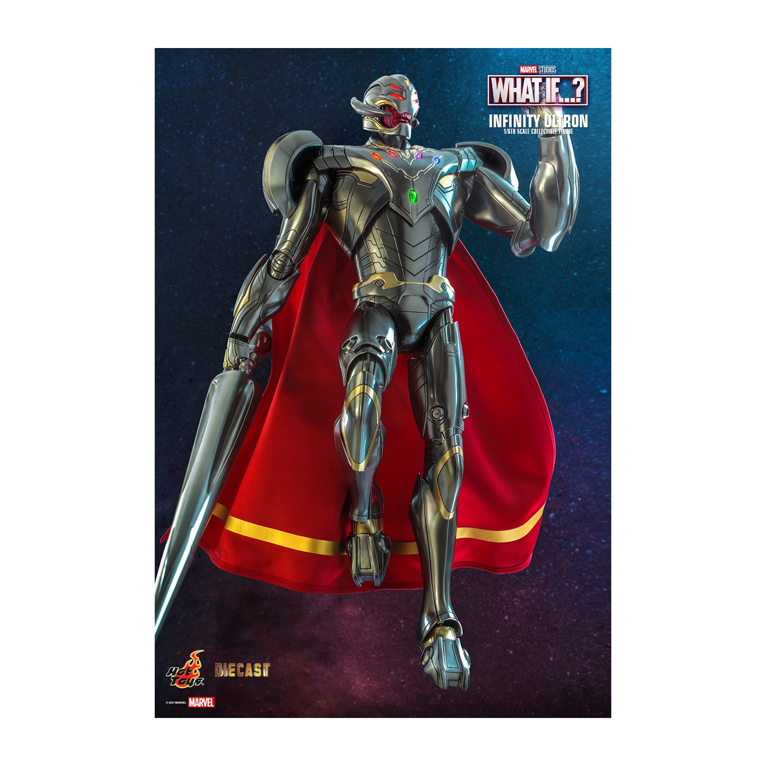 Hot Toys Infinity Ultron Diecast Marvel What if...? 1/6 Scale Television Masterpiece Figure