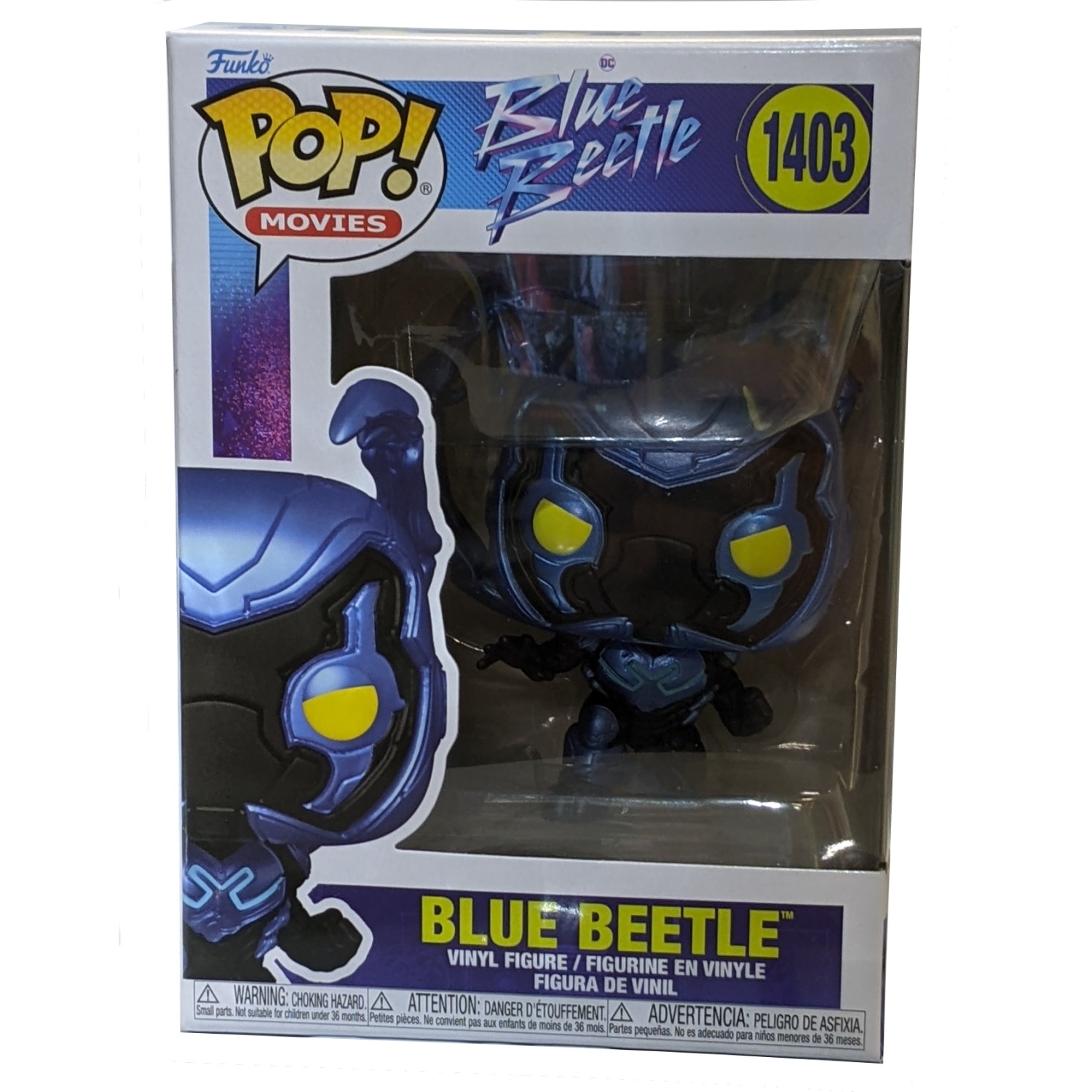 Funko Pop! Movies Blue Beetle Vinyl Figure Blue Beetle #1403
