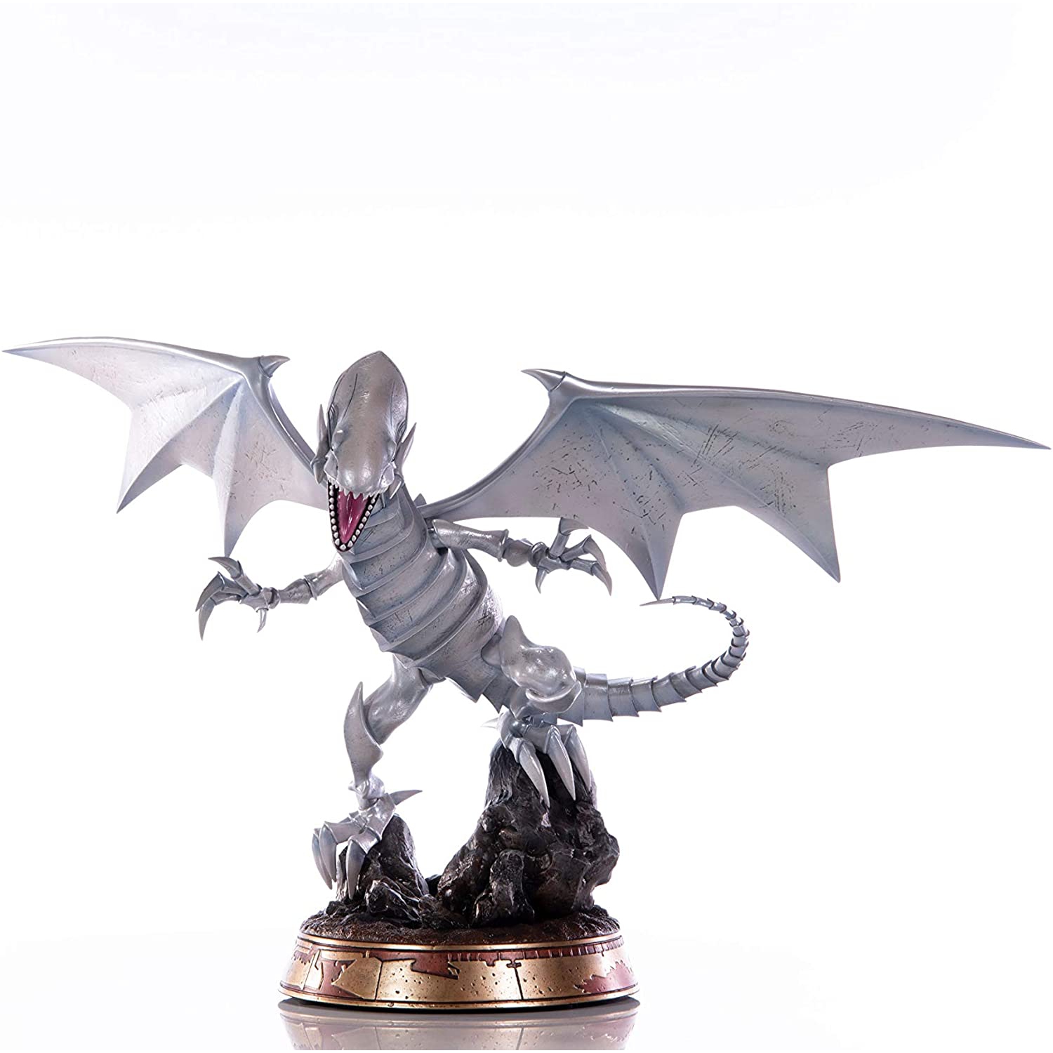 First 4 Figures YuGiOh! Blue-Eyes White Dragon "White Edition" 14" PVC Painted Statue