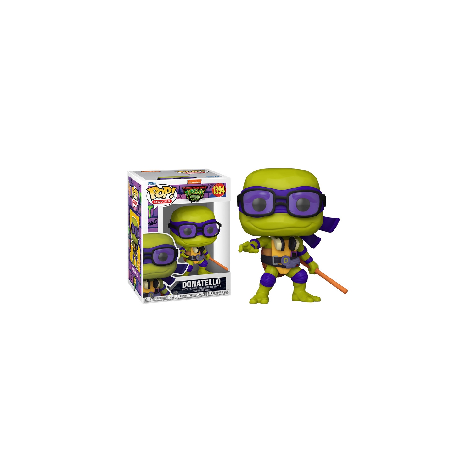Funko Pop! Movies Teenage Mutant Ninja Turtles: Mutant Mayhem Vinyl Figure Donatello #1394