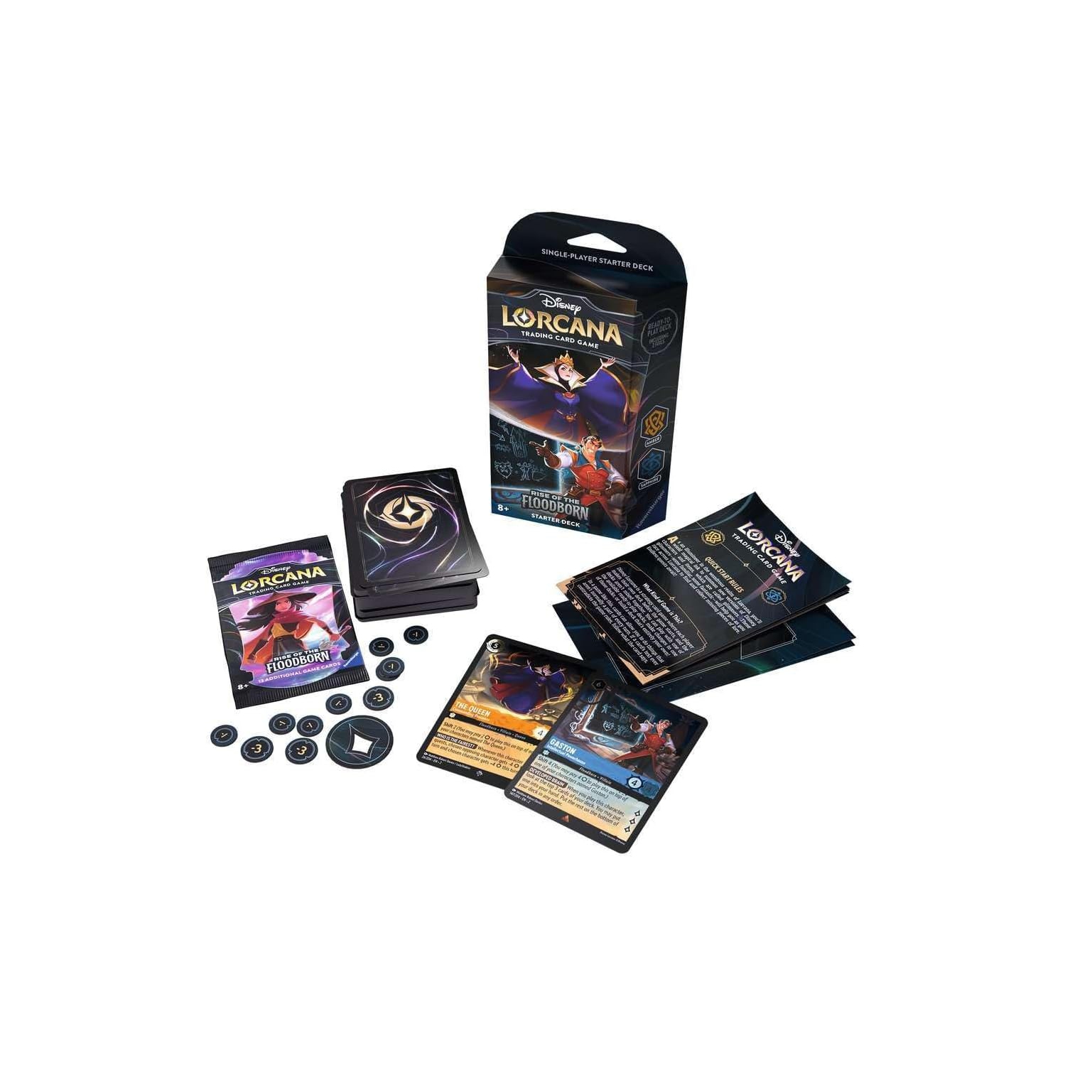 Ravensburger Disney Lorcana Trading Card Game: Rise of the Floodborn Starter Deck - Tactical Teamwork