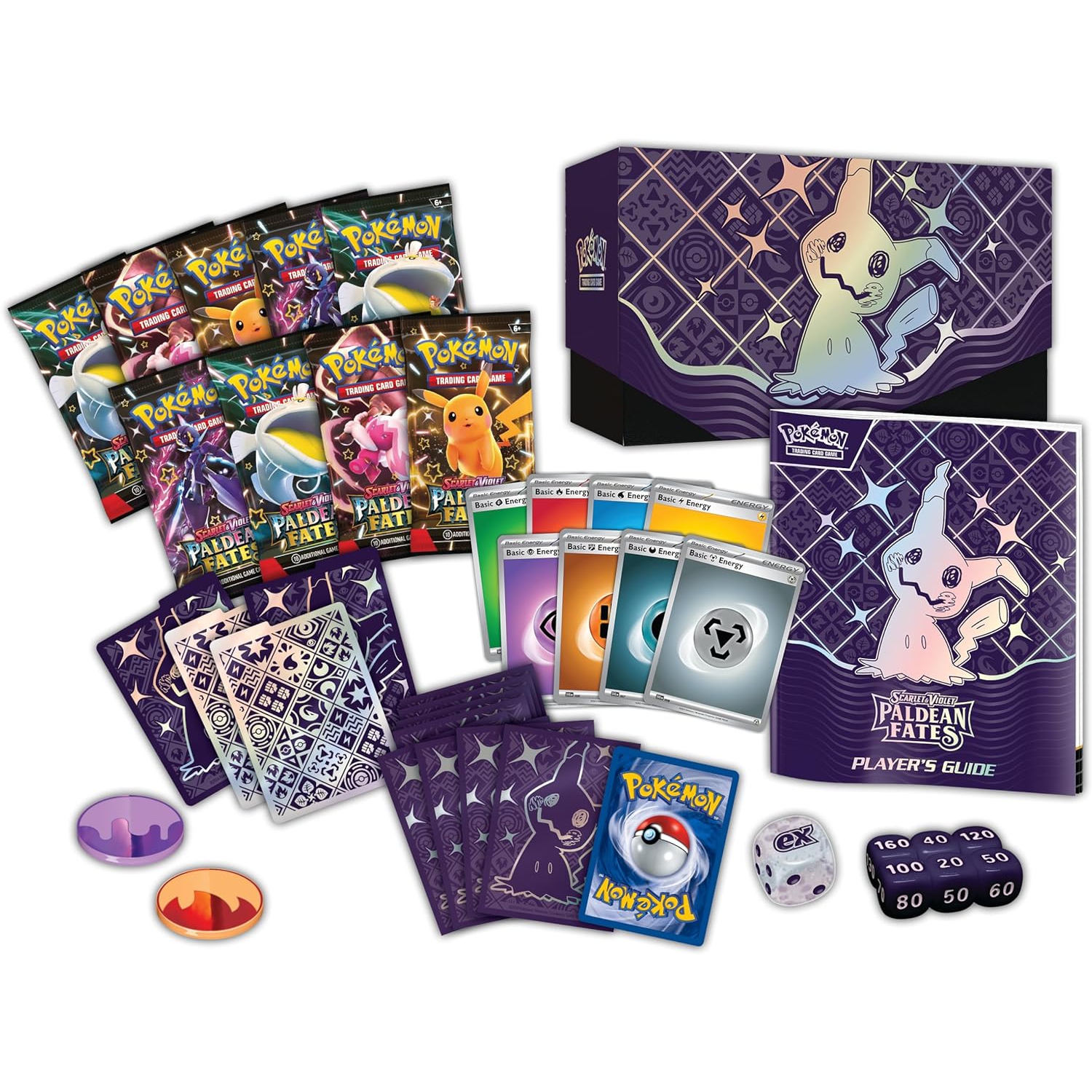 Pokemon USA Pokemon Trading Card Game: Scarlet & Violet Paldean Fates Elite Trainer Box