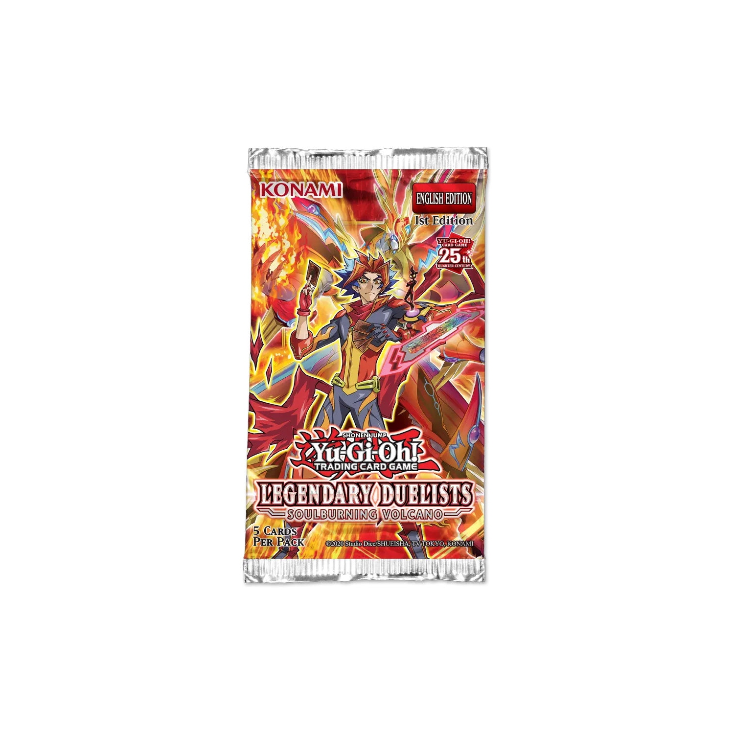 Konami YuGiOh! Trading Card Game: Legendary Duelists - Soulburning Volcano Booster Box 36 packs per box, 5 cards per pack