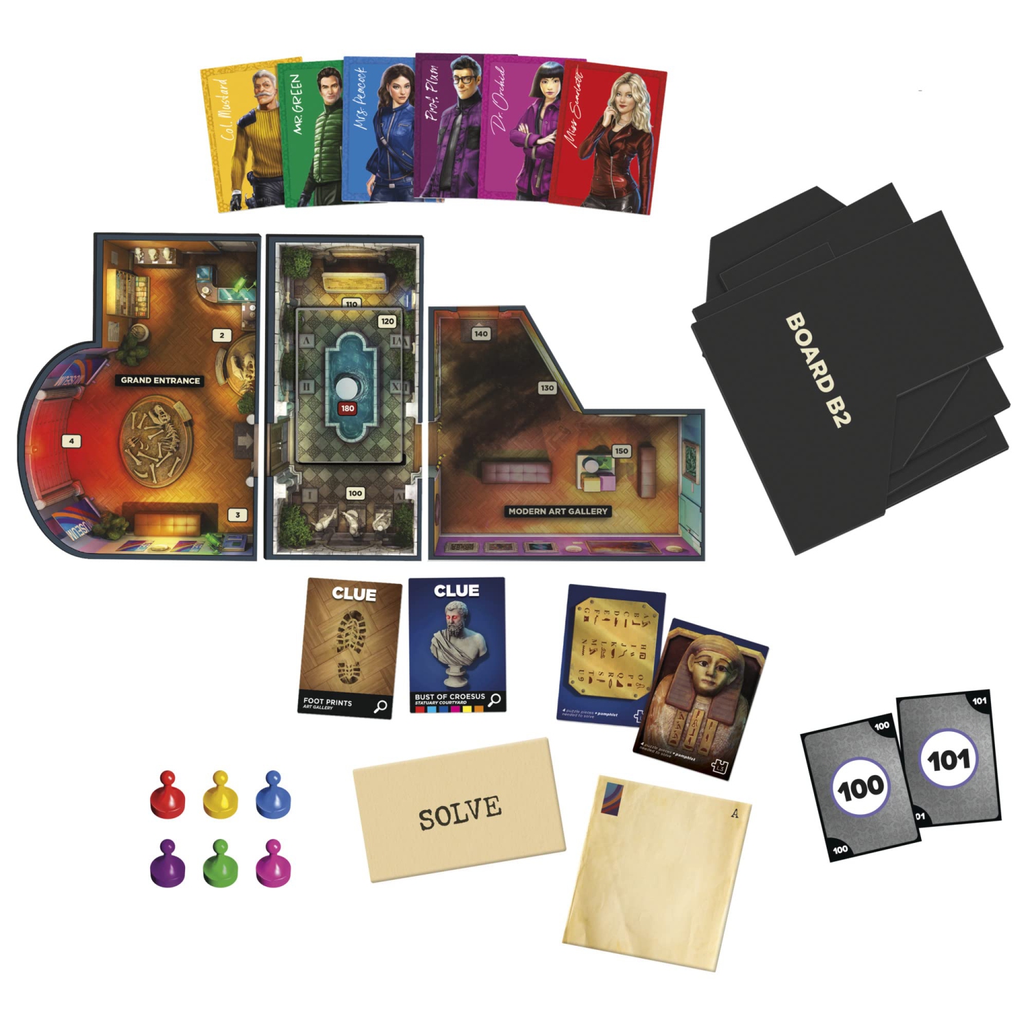 Hasbro Gaming Clue: Robbery at the Museum 1-6 players, ages 10+, 90 minutes