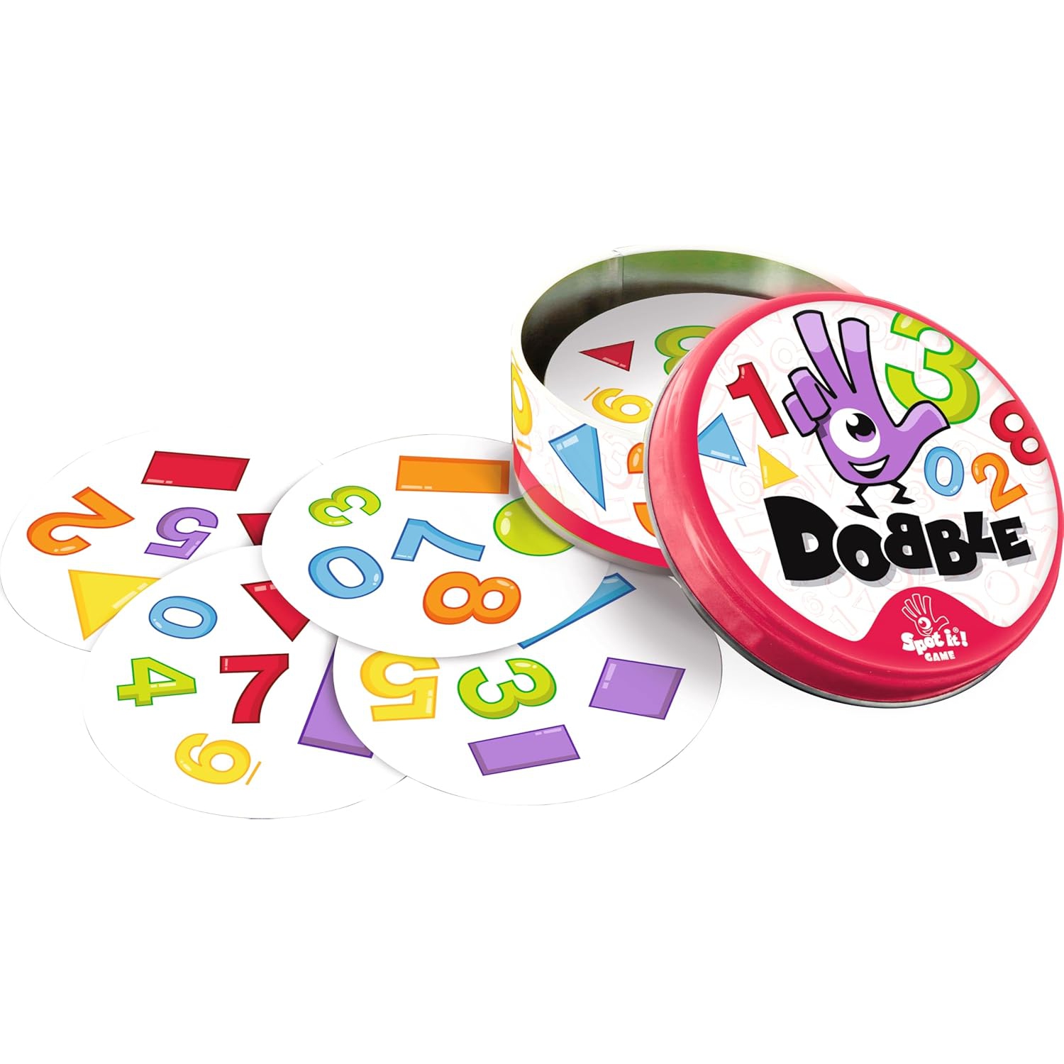 Jeux Zygomatic Spot It! 1, 2, 3 1-5 joueurs, âgés de 3 ans et plus, 10 minutes