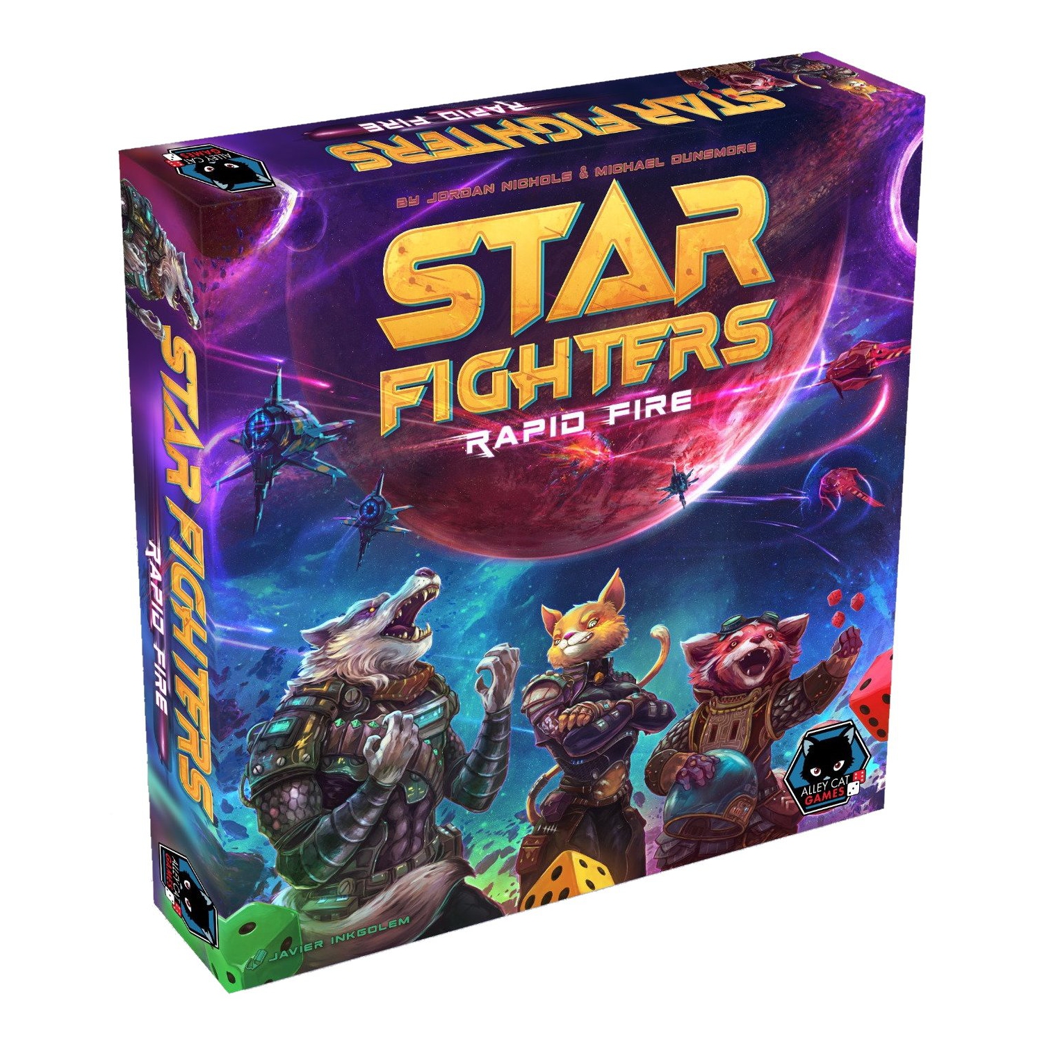 Alley Cat Games Star Fighters: Rapid Fire 1-4 players, ages 10+, 30 minutes