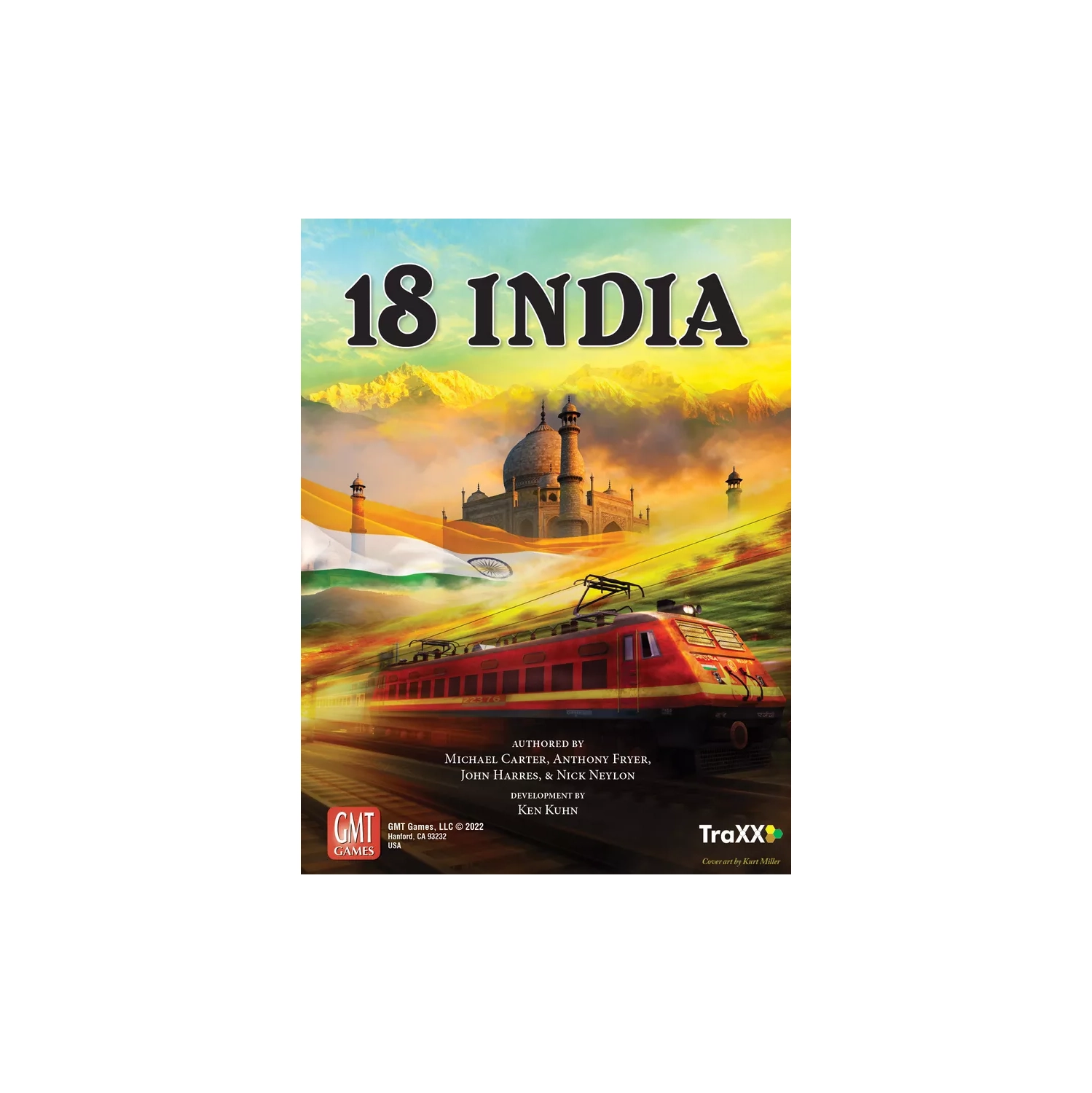 GMT Games 18 India 2-5 players, ages 14+, 150-240 minutes