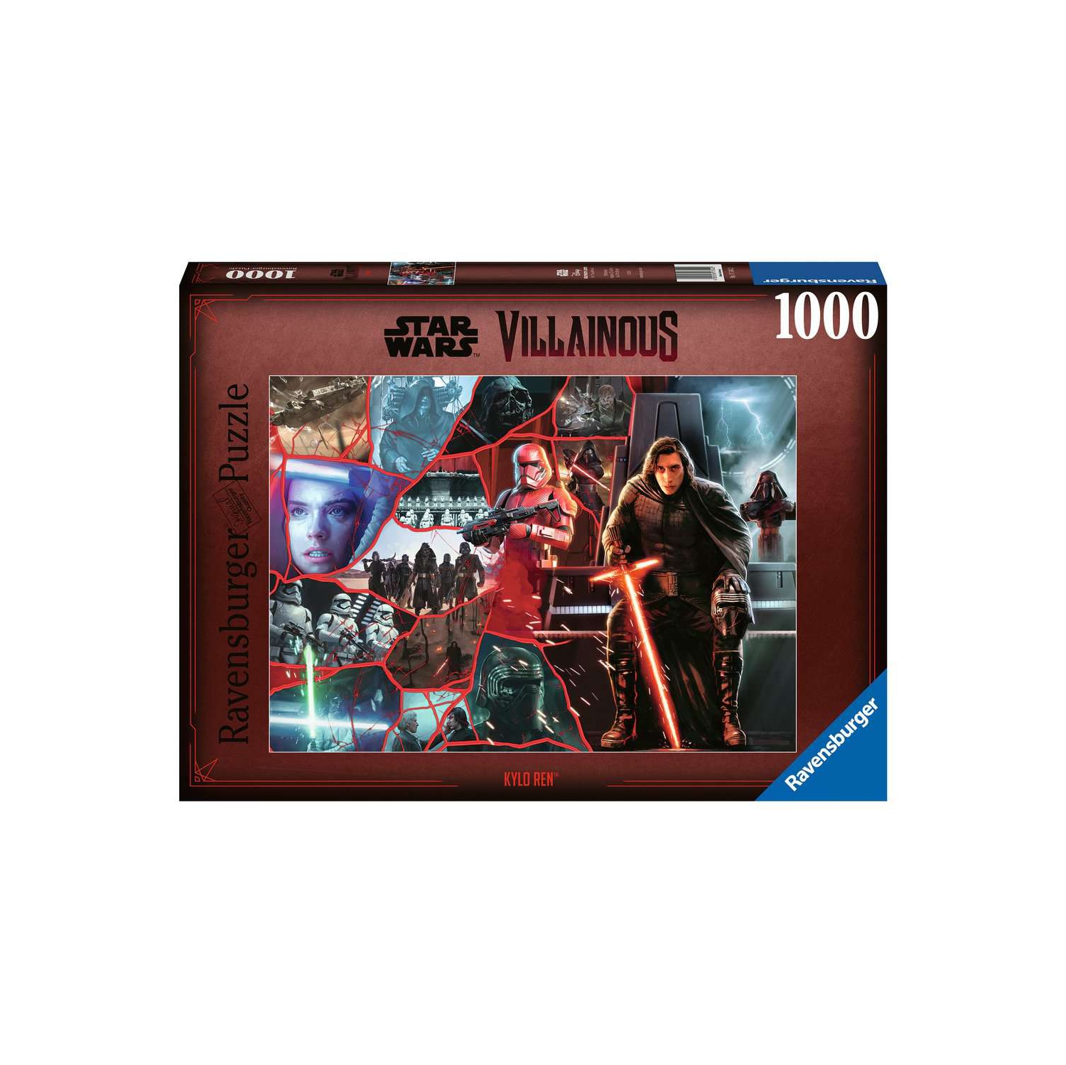 Ravensburger Puzzle: Star Wars Villainous -  Kylo Ren 1000 Piece, 27.6" x 19.7"